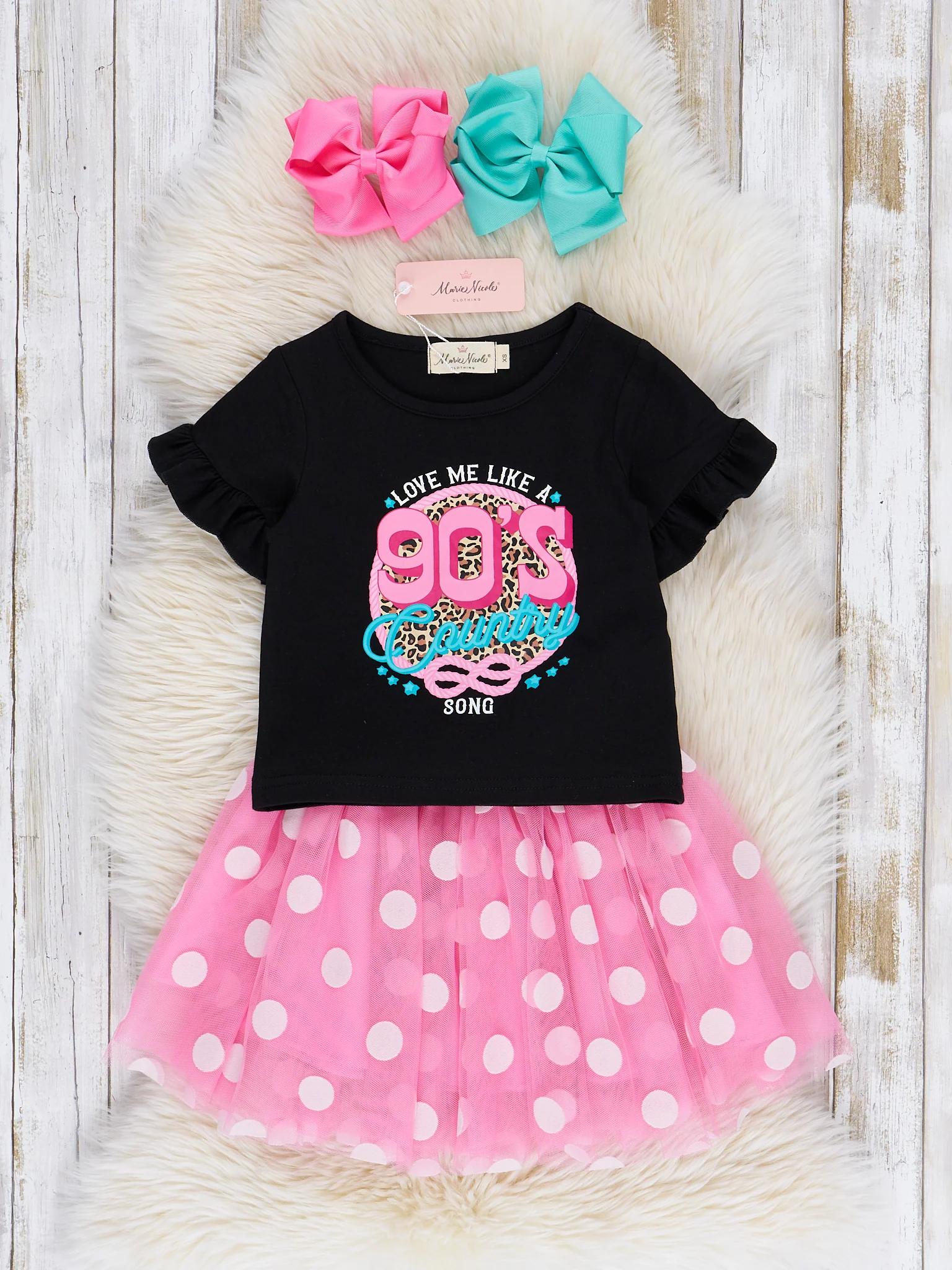90's Country Song Outfit w/ Tulle Skirt