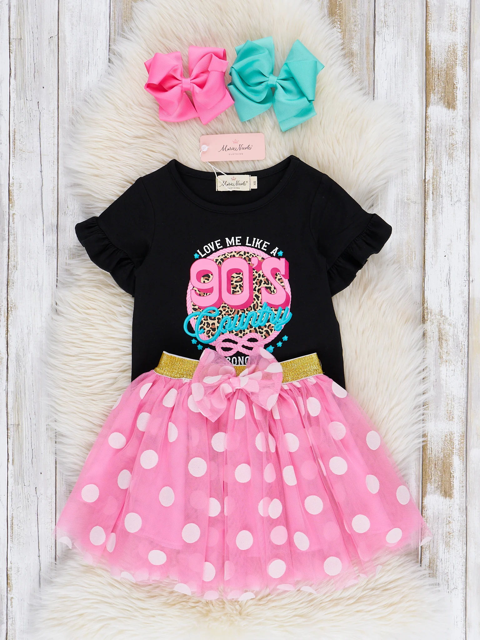 90's Country Song Outfit w/ Tulle Skirt - Image 2