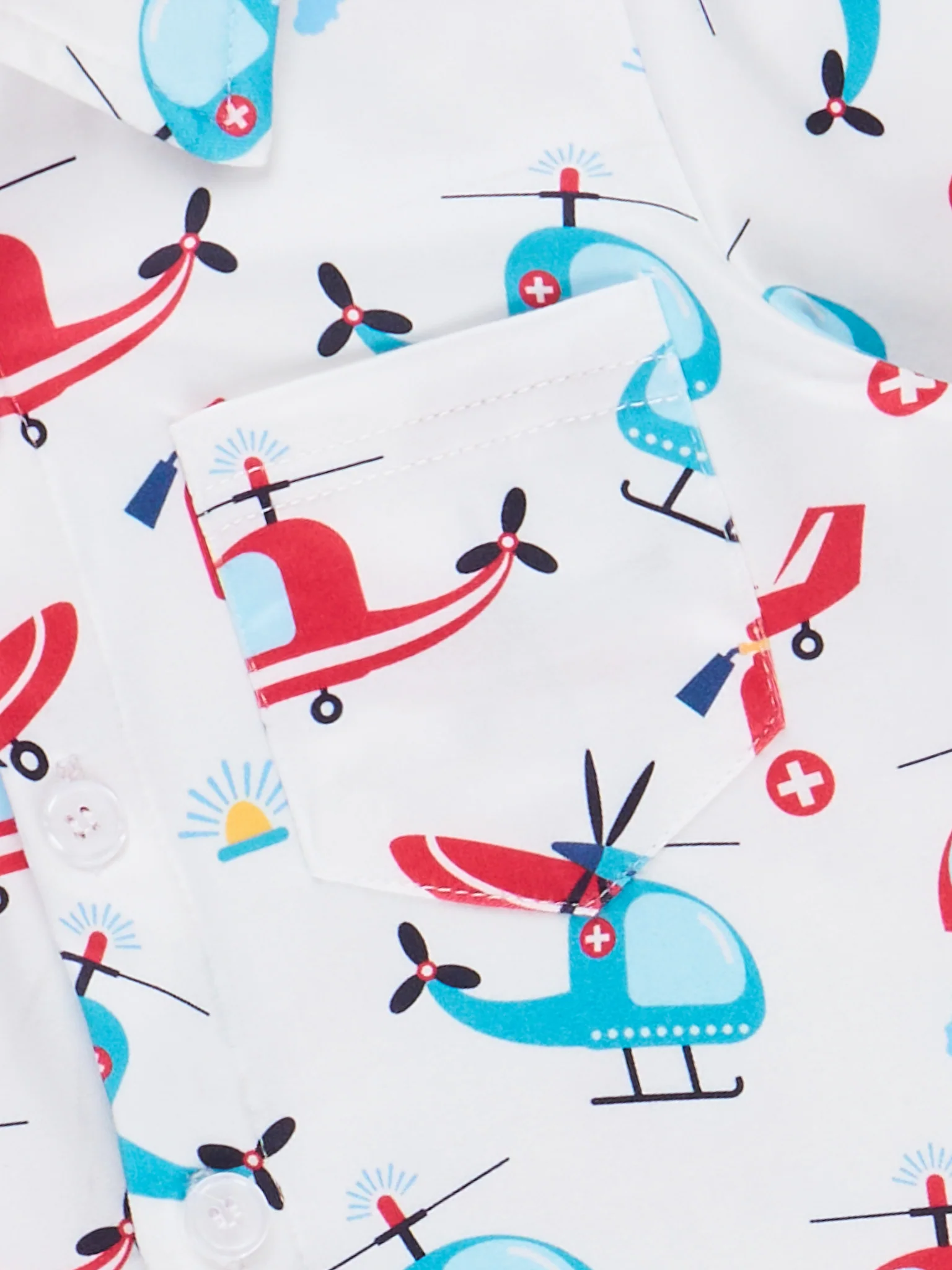 Air Rescue Squad Button Up Shirt - Image 2
