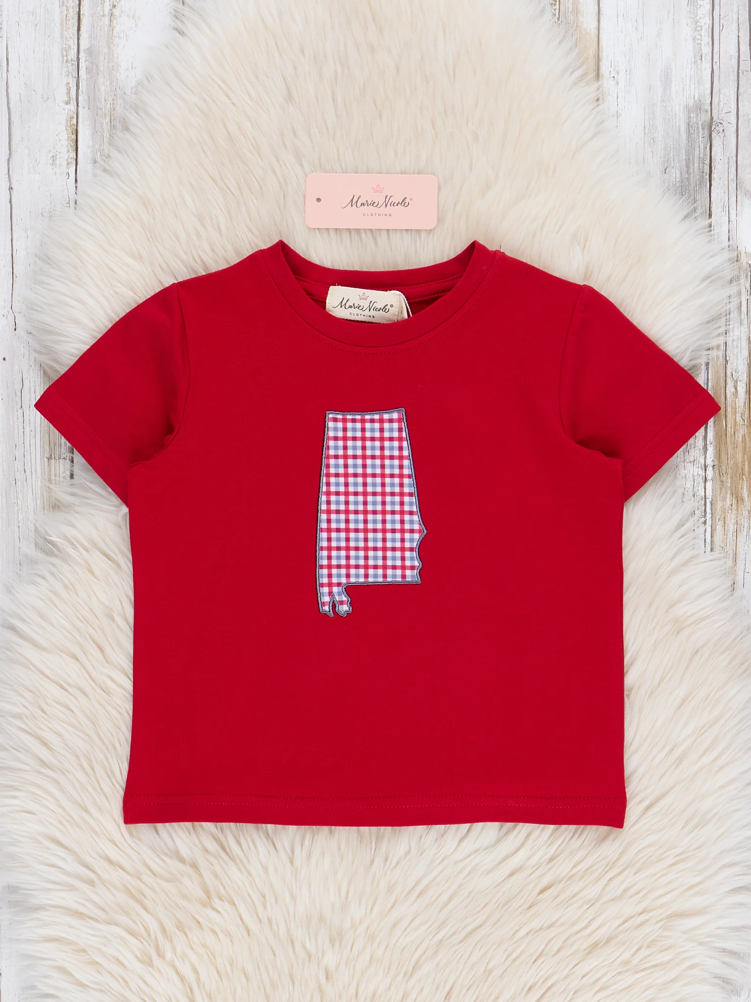Alabama Embroidered Gingham Shirt - Image 2