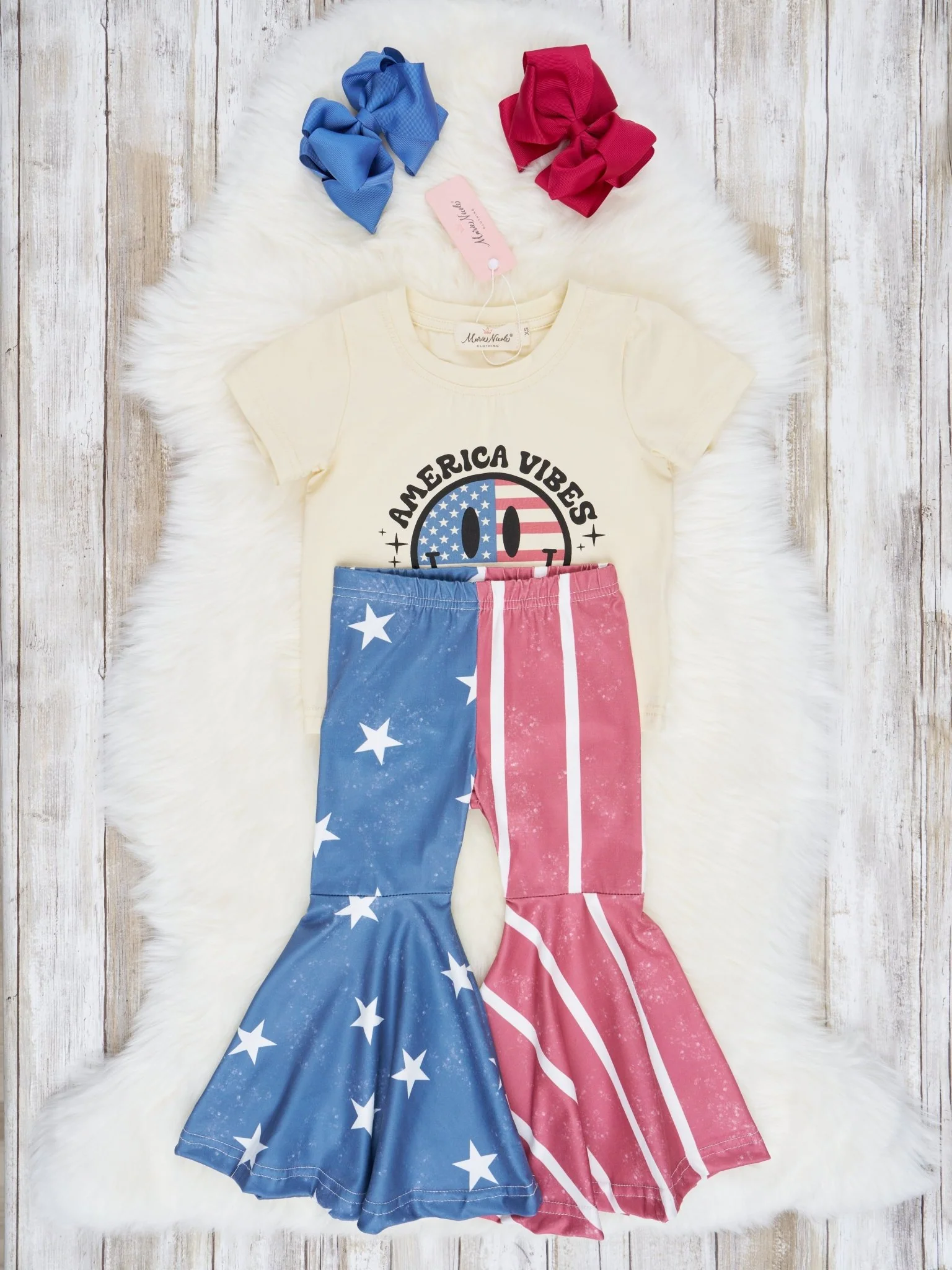 "America Vibes" Bell Bottom Outfit - Image 2
