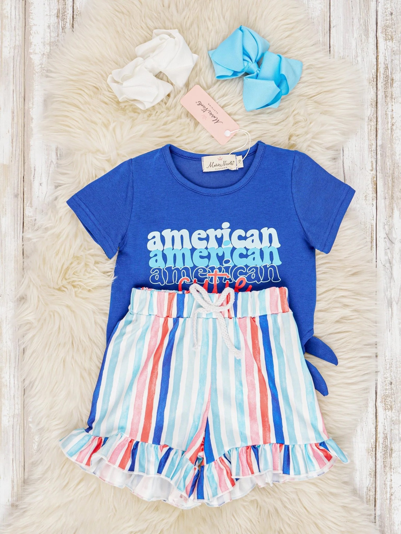 "American Cutie" Ruffle Outfit - Image 2