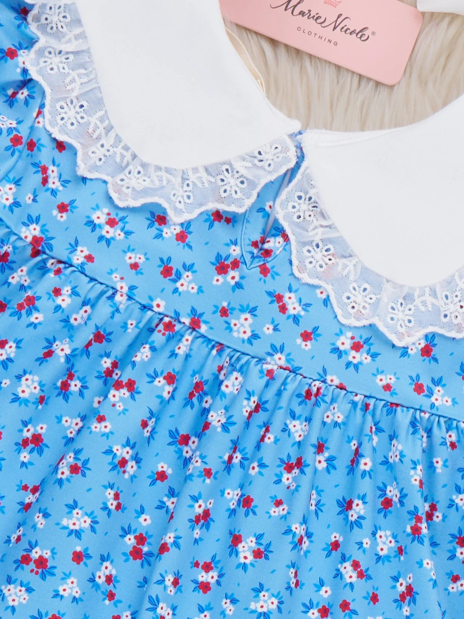 American Dreamer Embroidered Lace Ruffle Outfit - Image 5