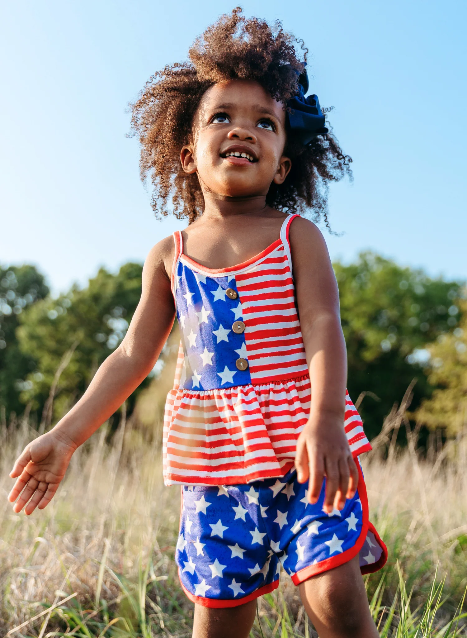 American Flag Peplum Outfit