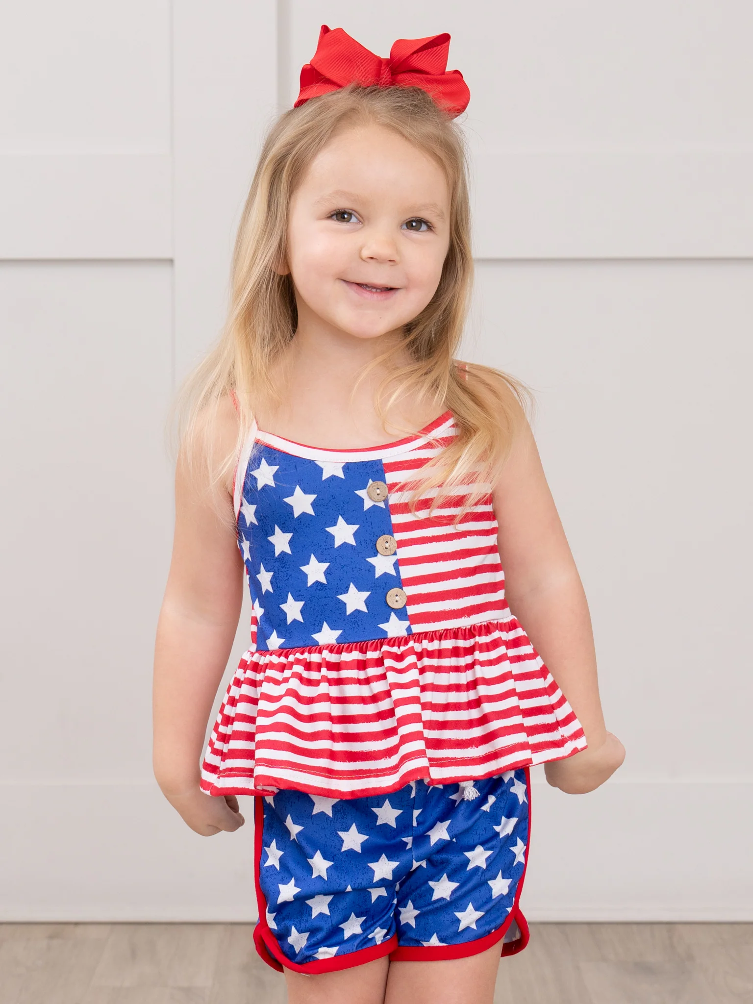 American Flag Peplum Outfit - Image 2