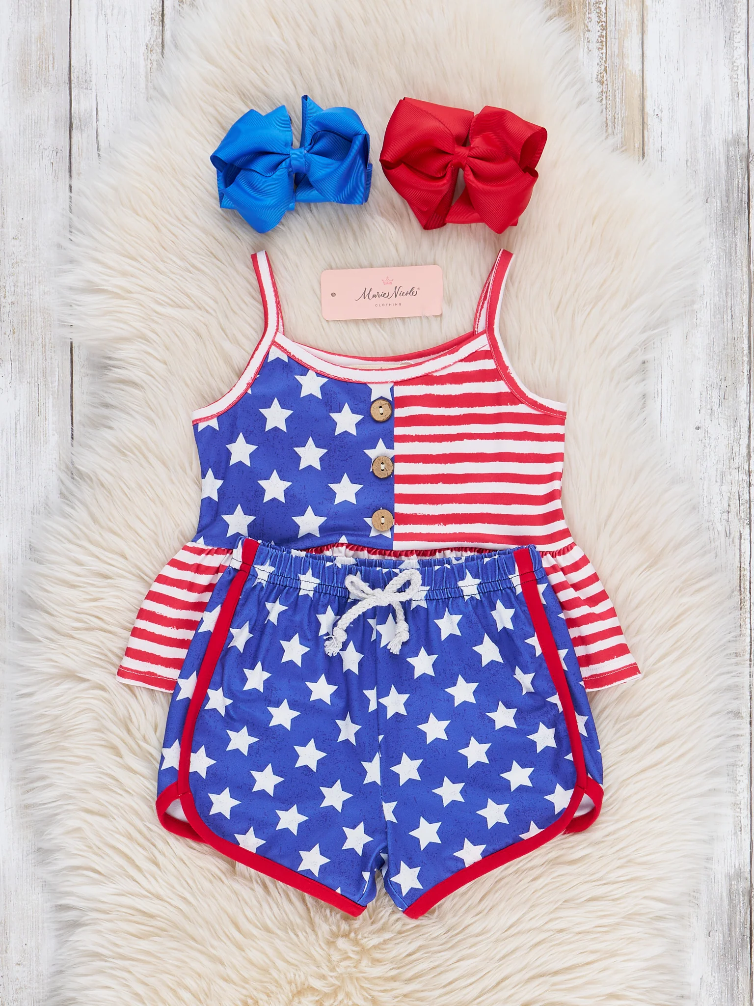 American Flag Peplum Outfit - Image 4