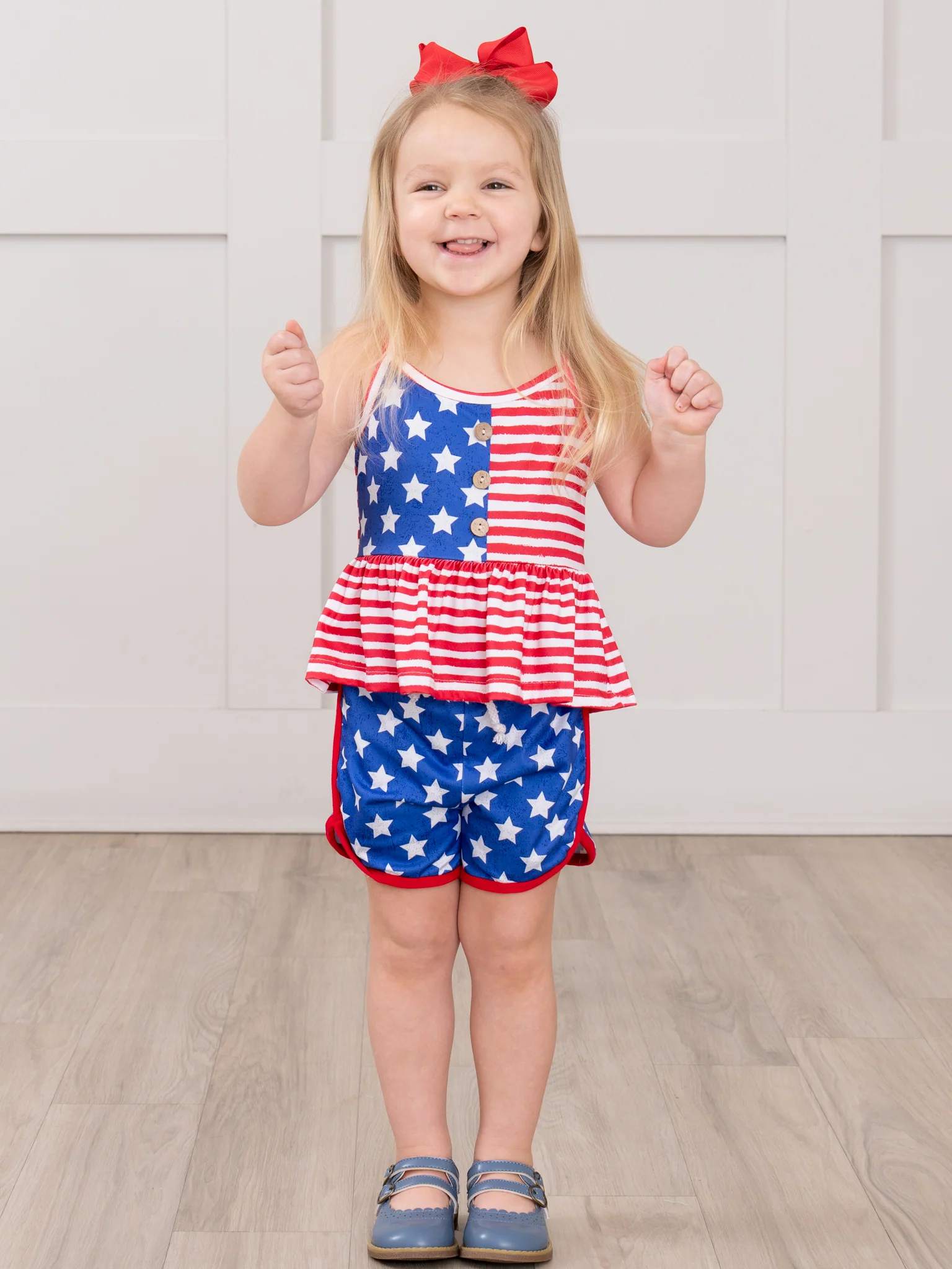 American Flag Peplum Outfit - Image 5
