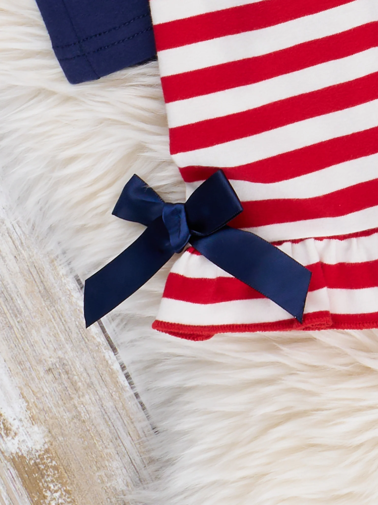 American Stars Smocked Cotton Ruffle Outfit - Image 5