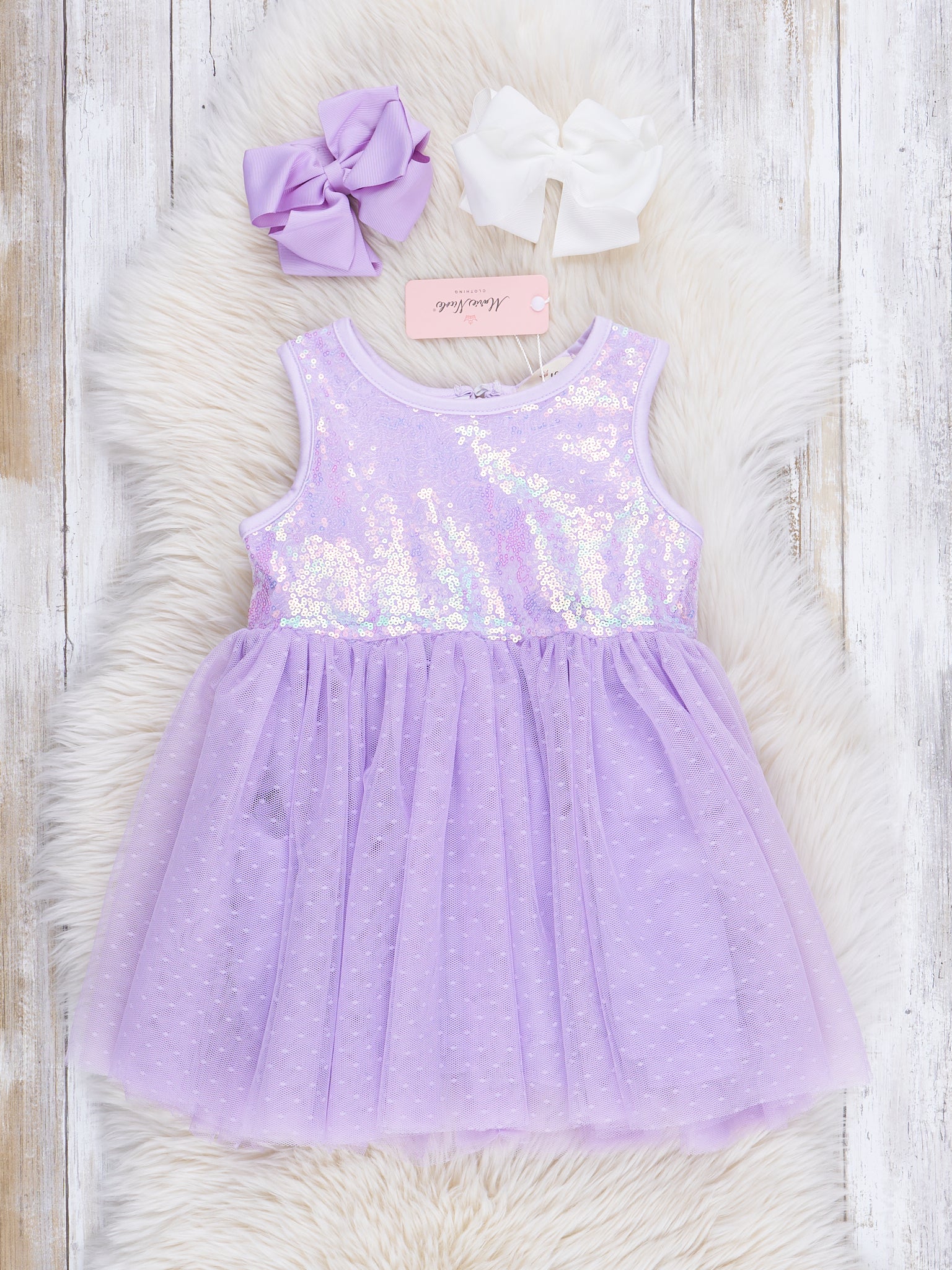 Amethyst Sleeveless Sparkle Party Dress - Image 2