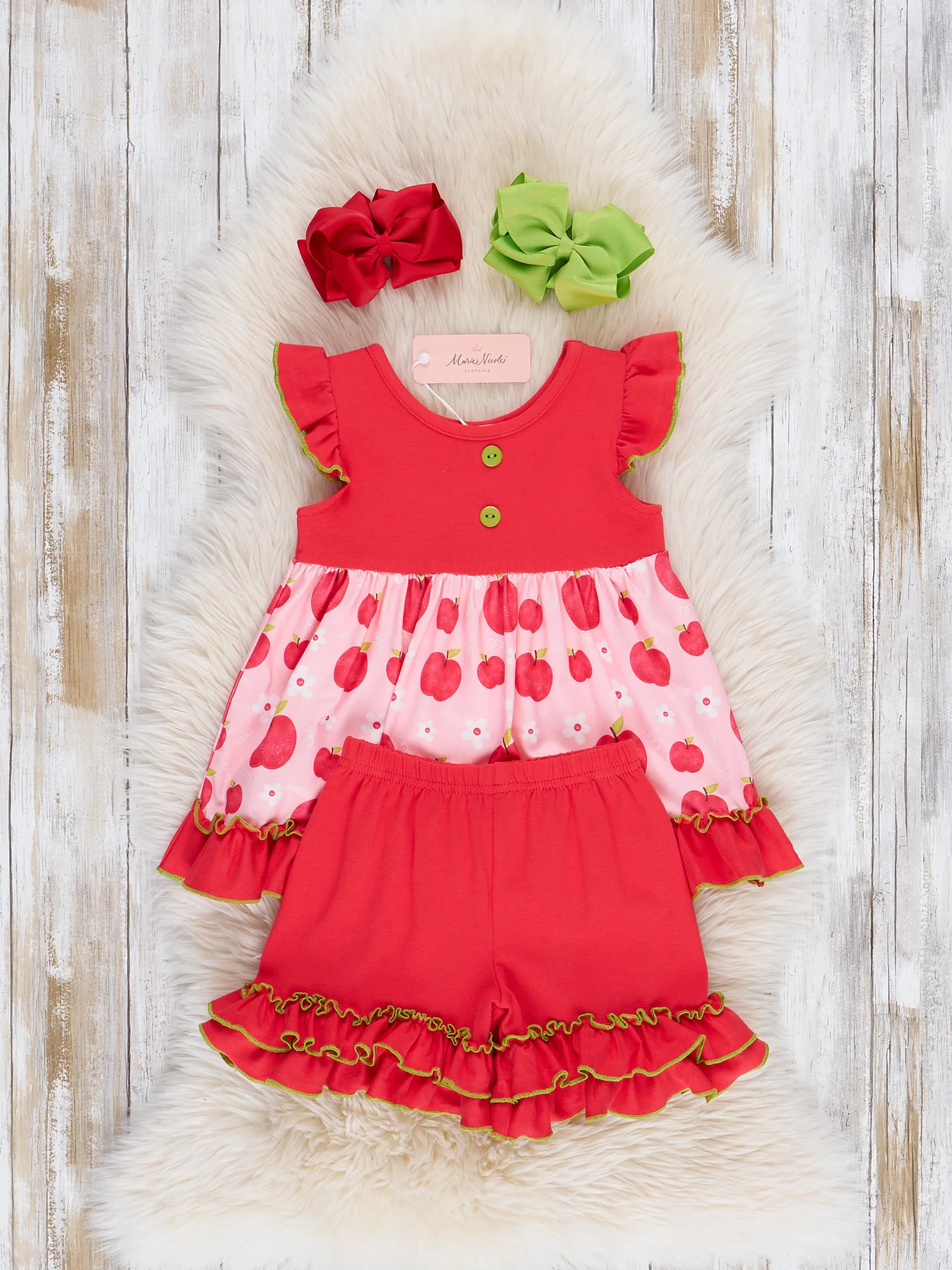 Apple Time Ruffle Outfit - Image 2