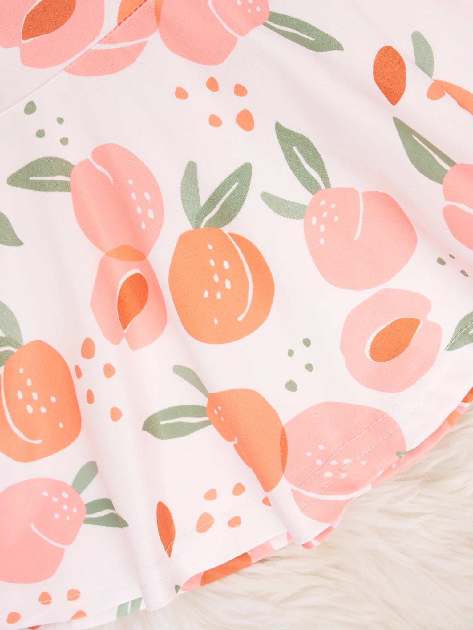 Apricot Tank & Shorts Outfit - Image 3
