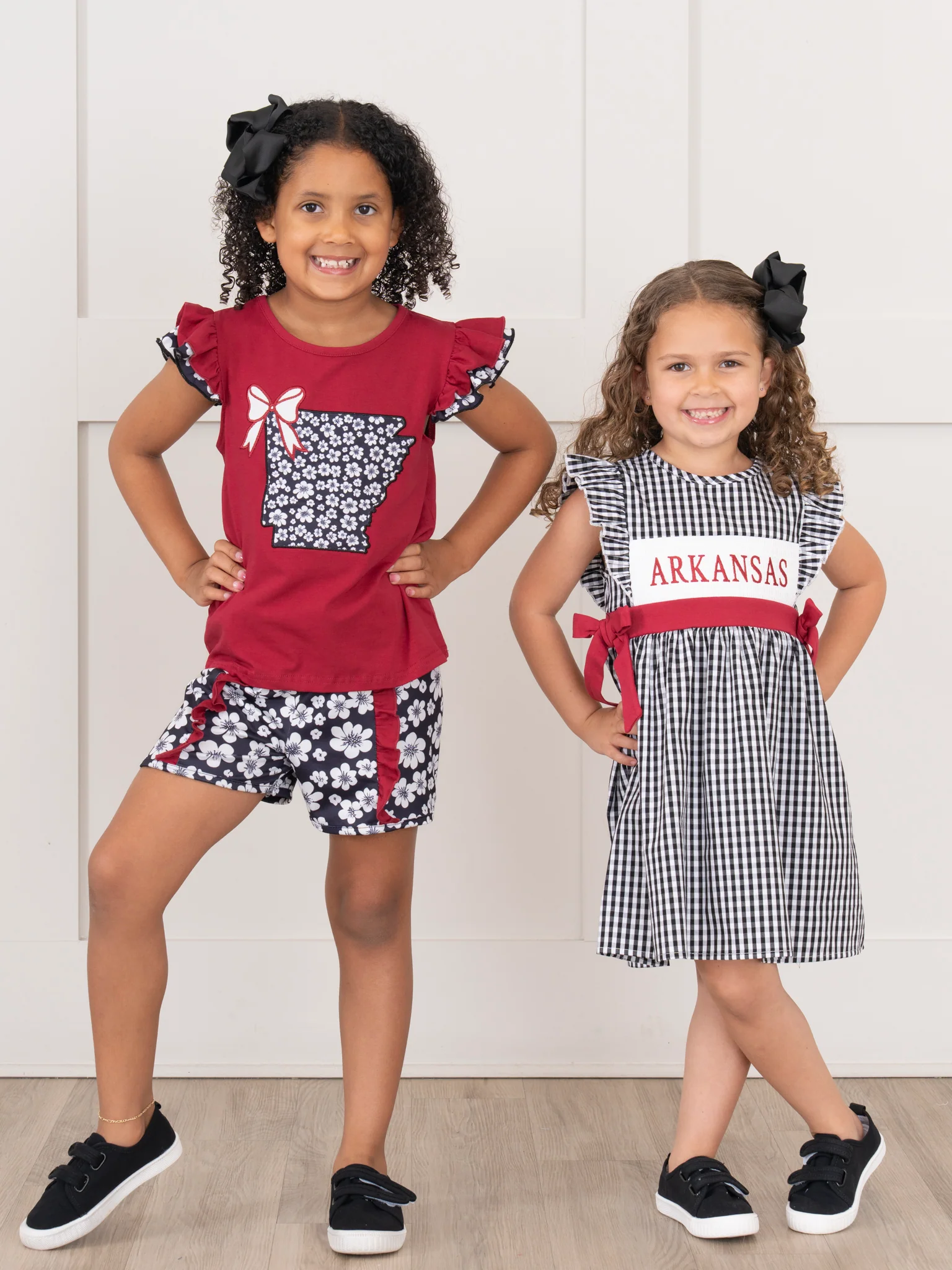Arkansas Embroidered Floral Ruffle Outfit - Image 5