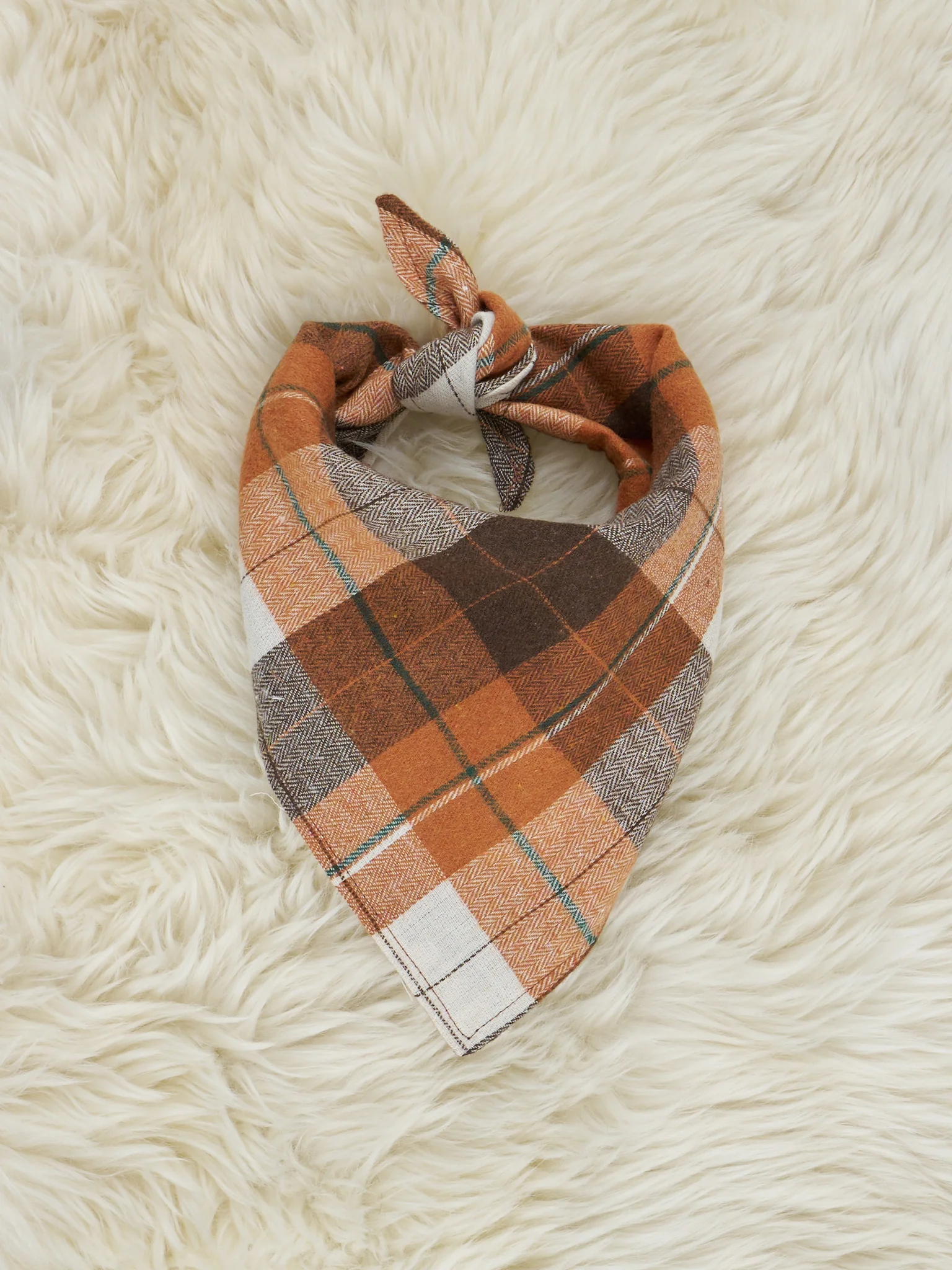 Autumn Plaid Bandana - Image 7