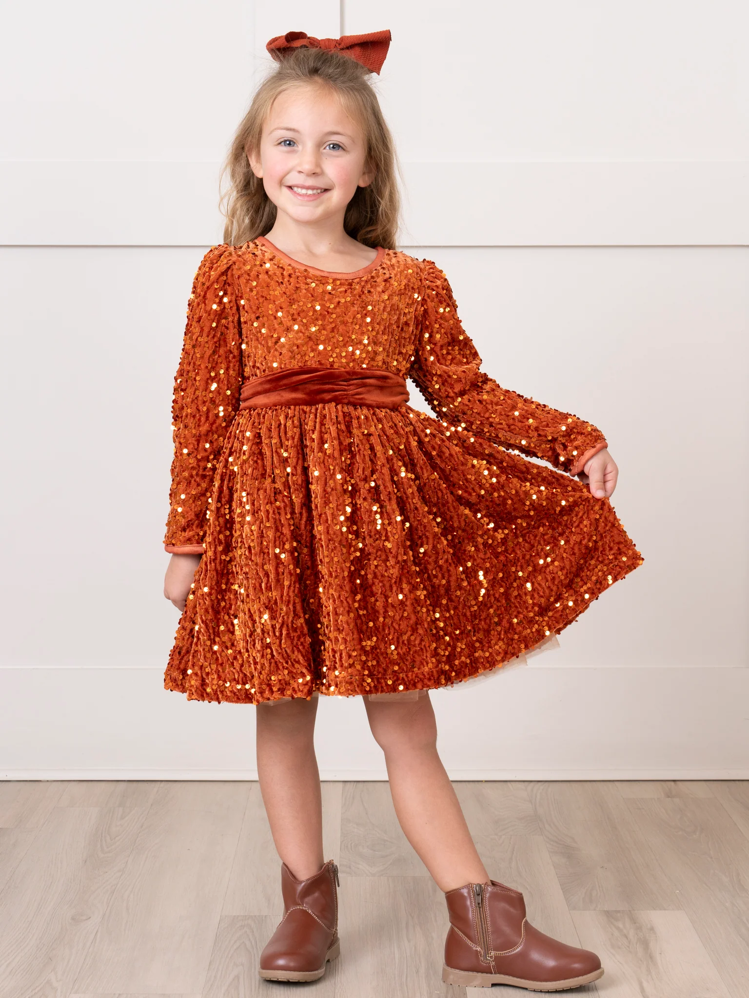 Autumn Sparkle Sequin Dress - Image 2