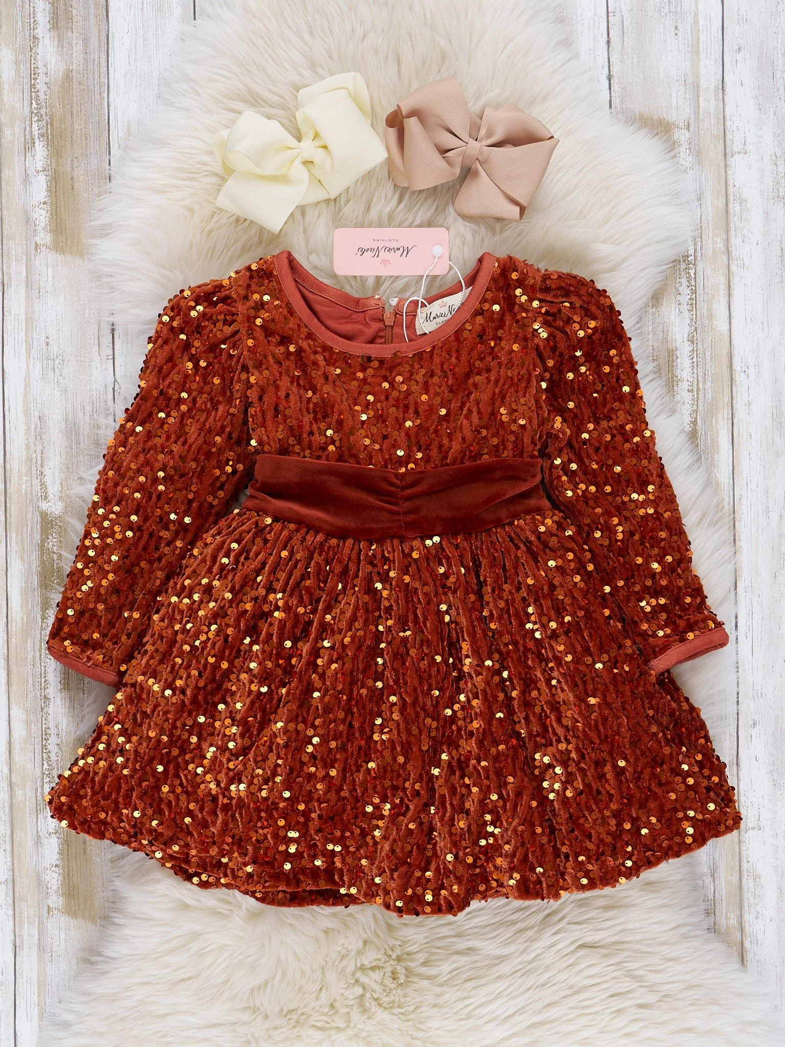 Autumn Sparkle Sequin Dress - Image 3