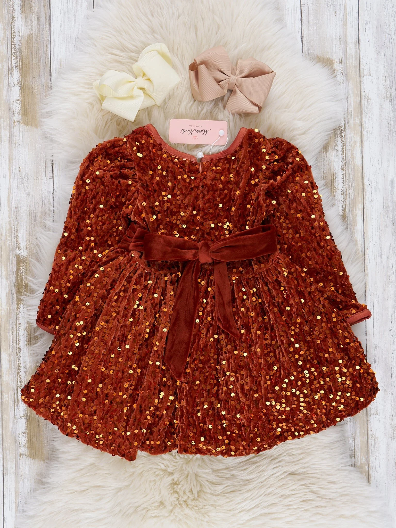 Autumn Sparkle Sequin Dress - Image 4