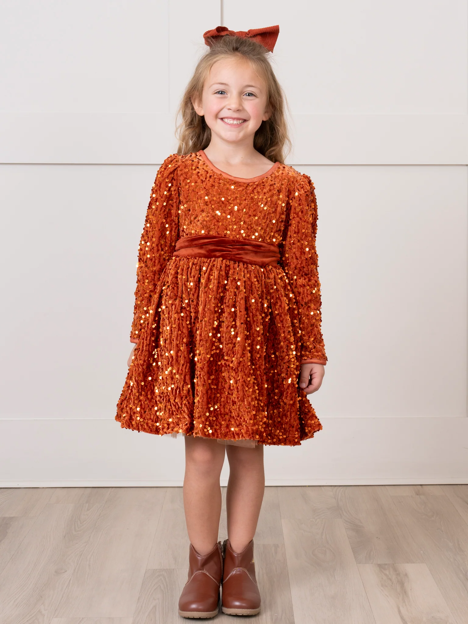 Autumn Sparkle Sequin Dress - Image 5