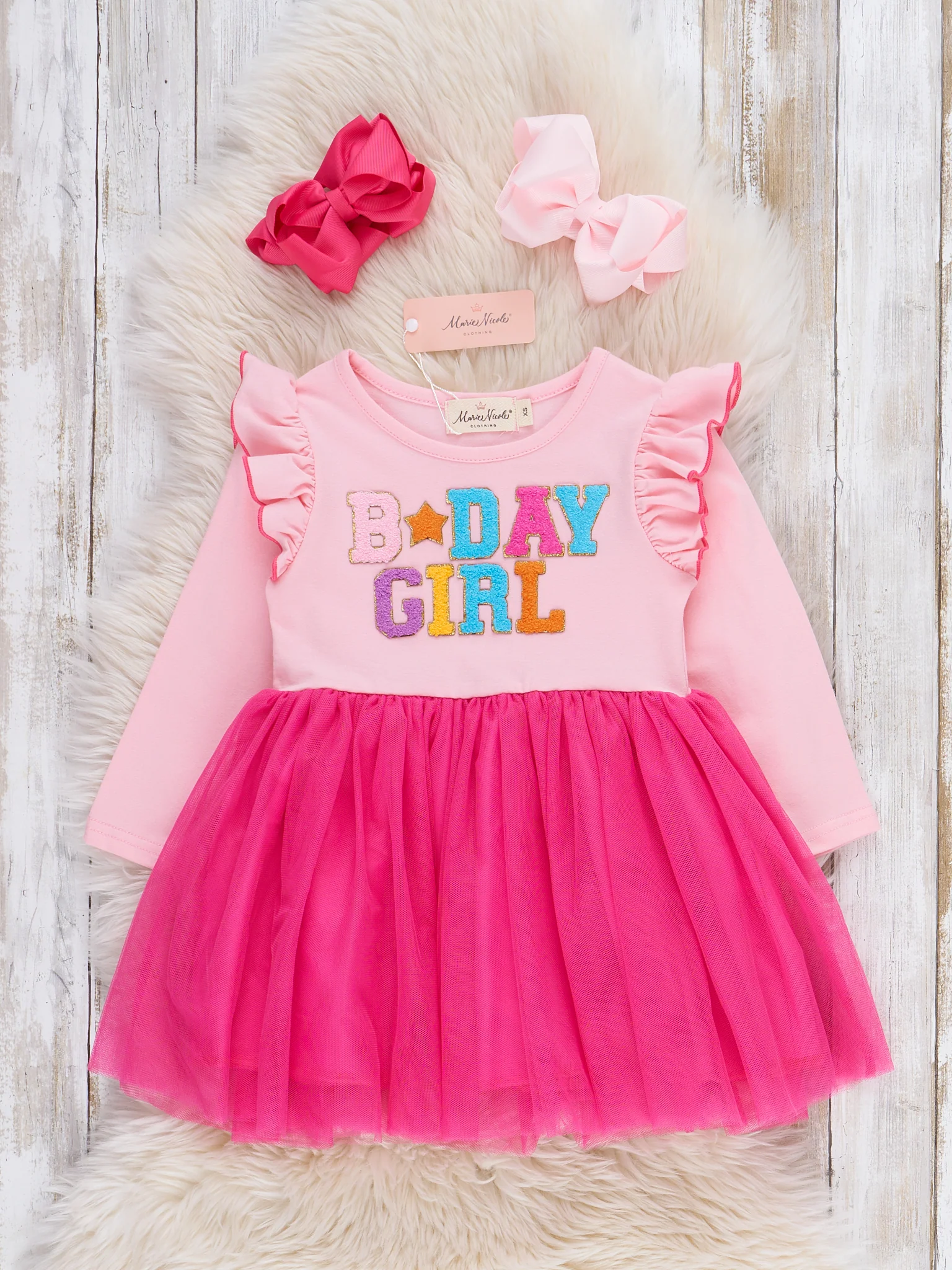 B-Day Girl Star Tulle Dress - Image 2