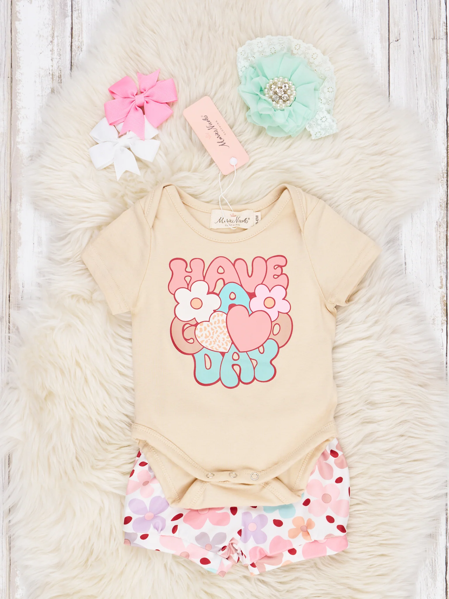 Baby Onesie Bloomers Outfit - Image 5