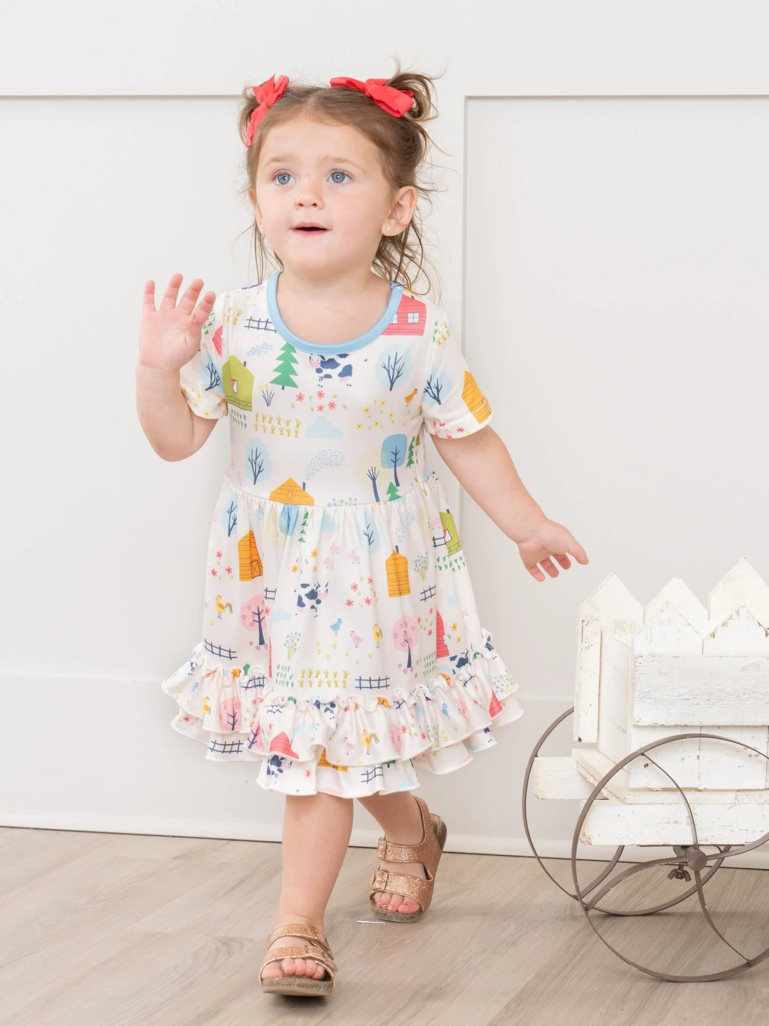 Barn Life Ruffle Dress - Image 2