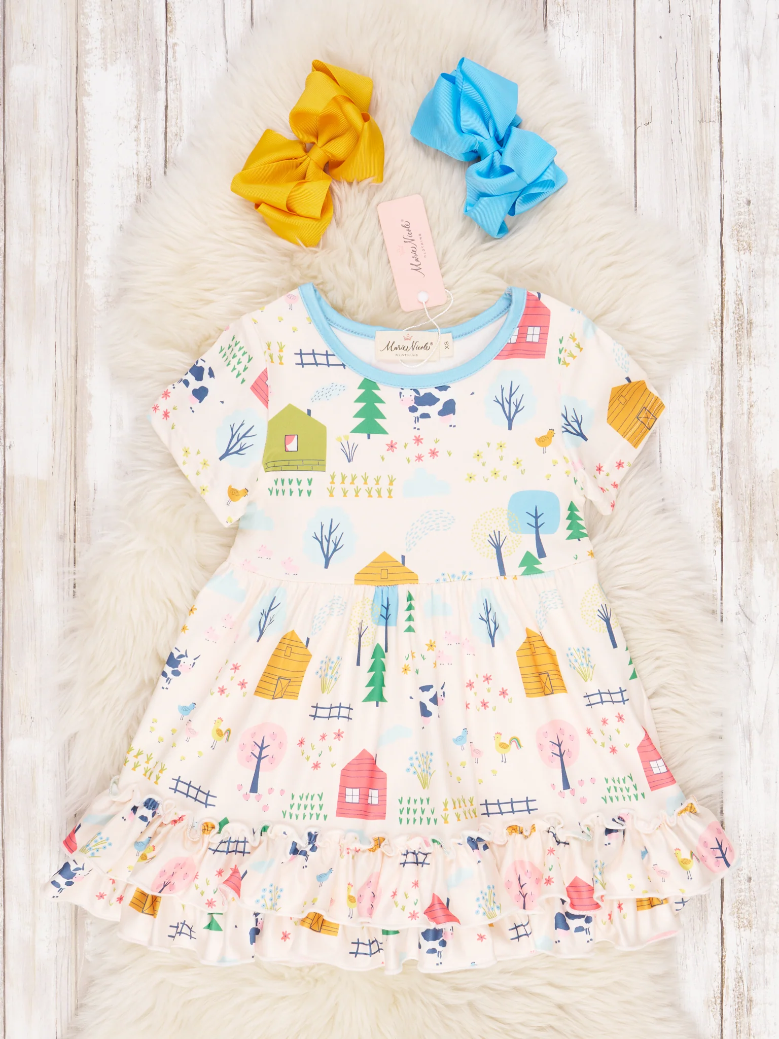 Barn Life Ruffle Dress - Image 3