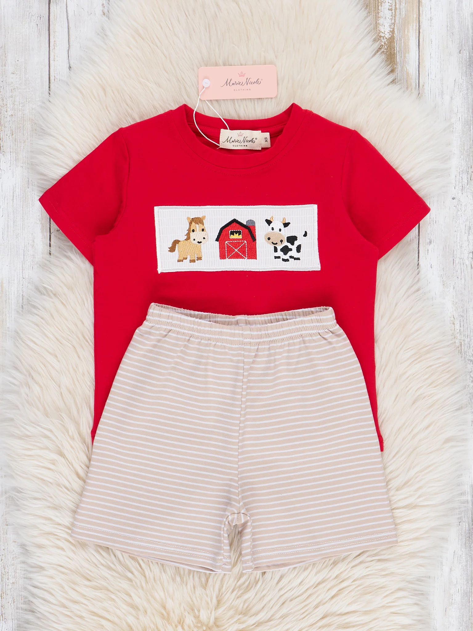 Barnyard Fun Embroidered Outfit - Image 3