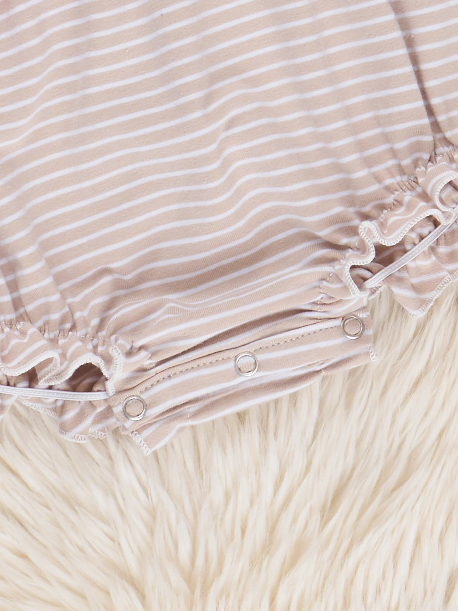 Barnyard Fun Embroidered Ruffle Bubble Romper - Image 3
