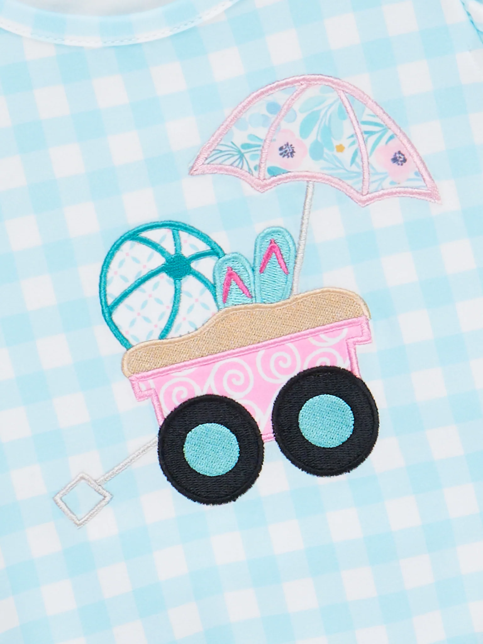 Beach Day Gingham Ruffle Outfit - Image 4