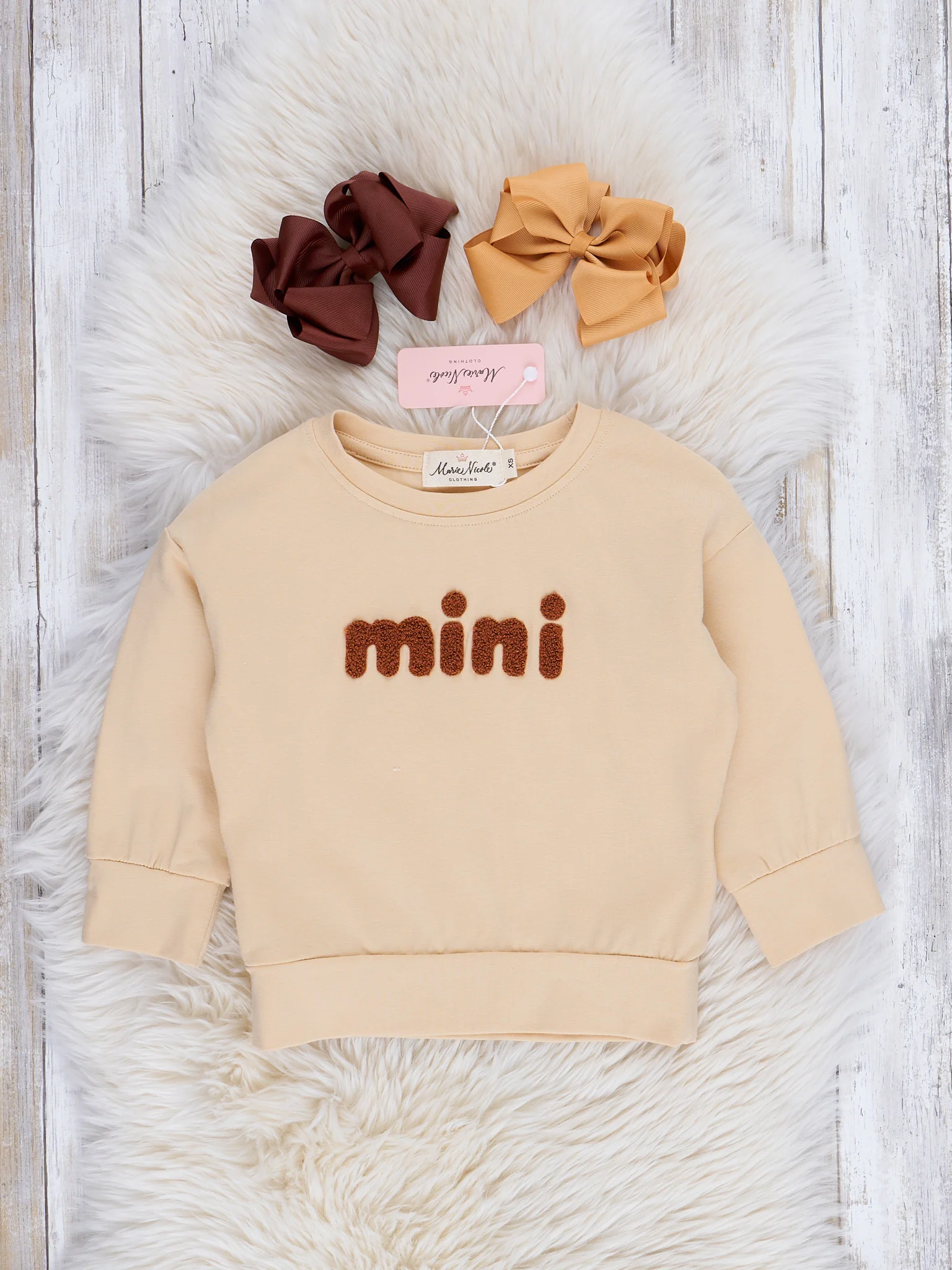 Beige "Mini" Shirt - Image 2
