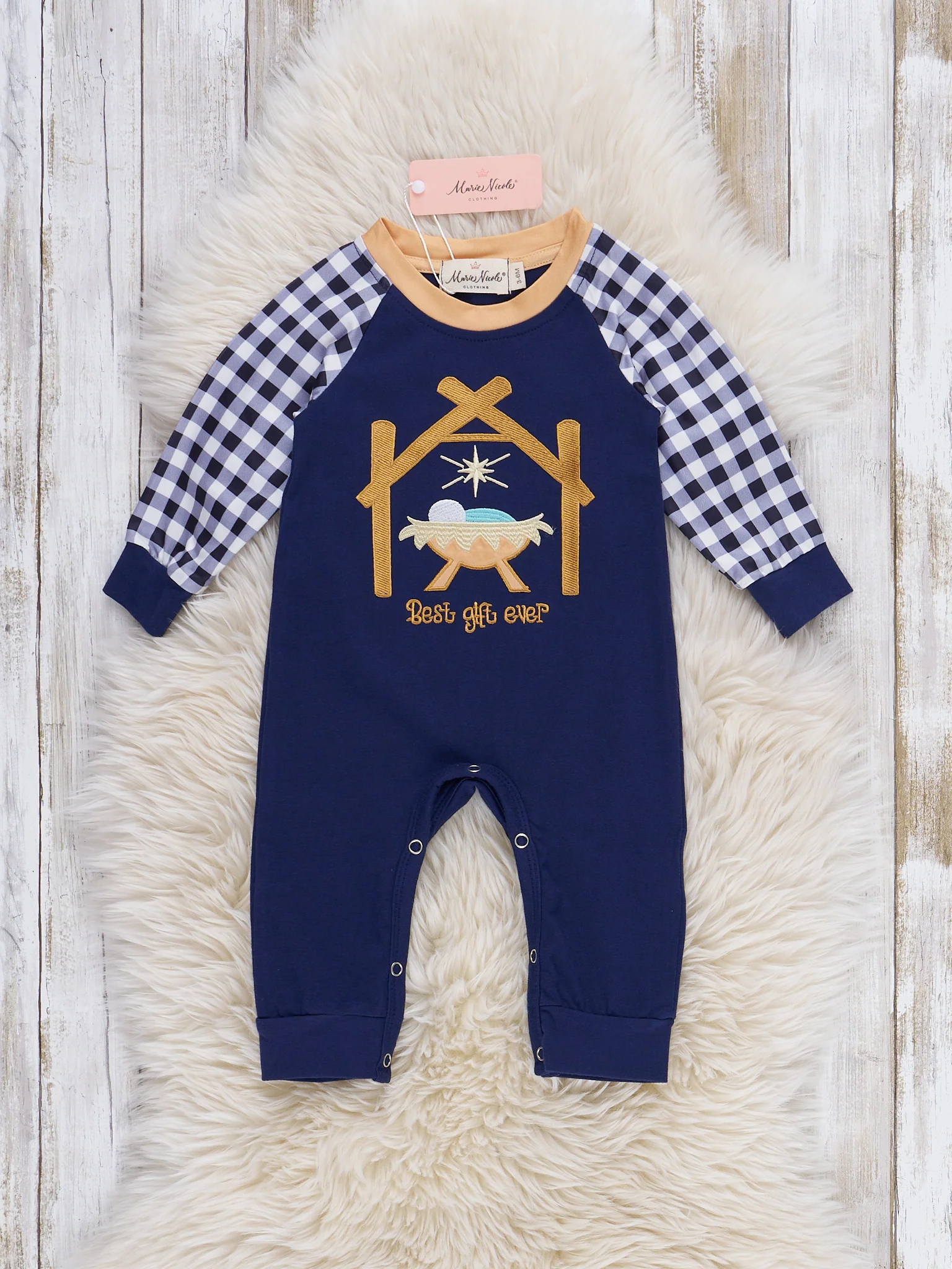 "Best Gift Ever" Nativity Romper