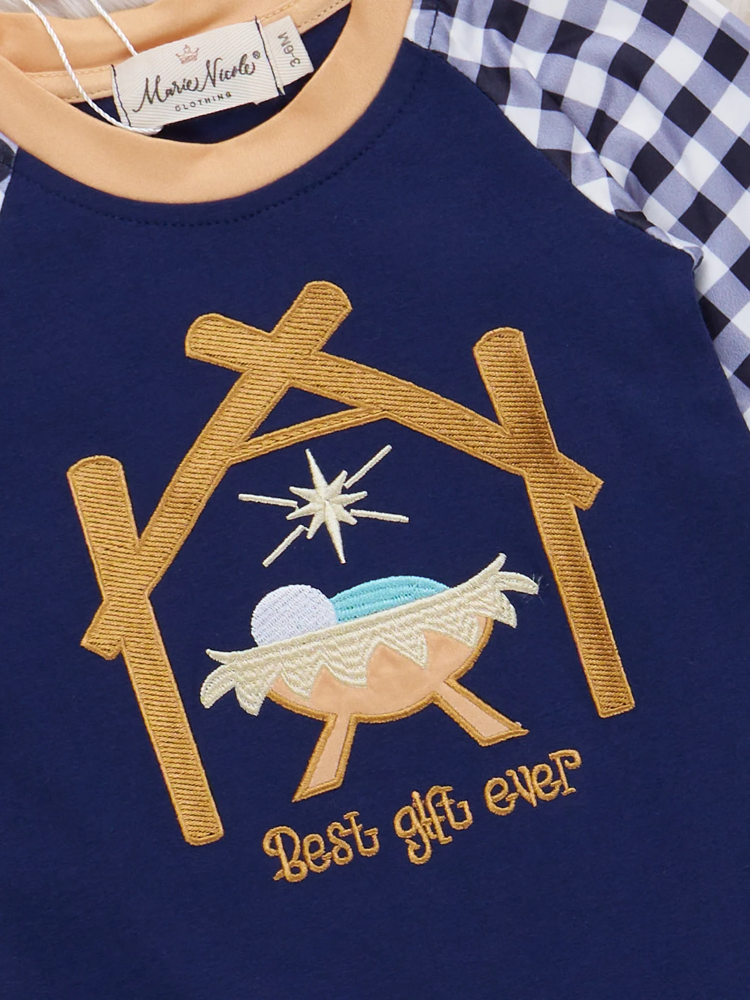 "Best Gift Ever" Nativity Skirt Outfit - Image 2