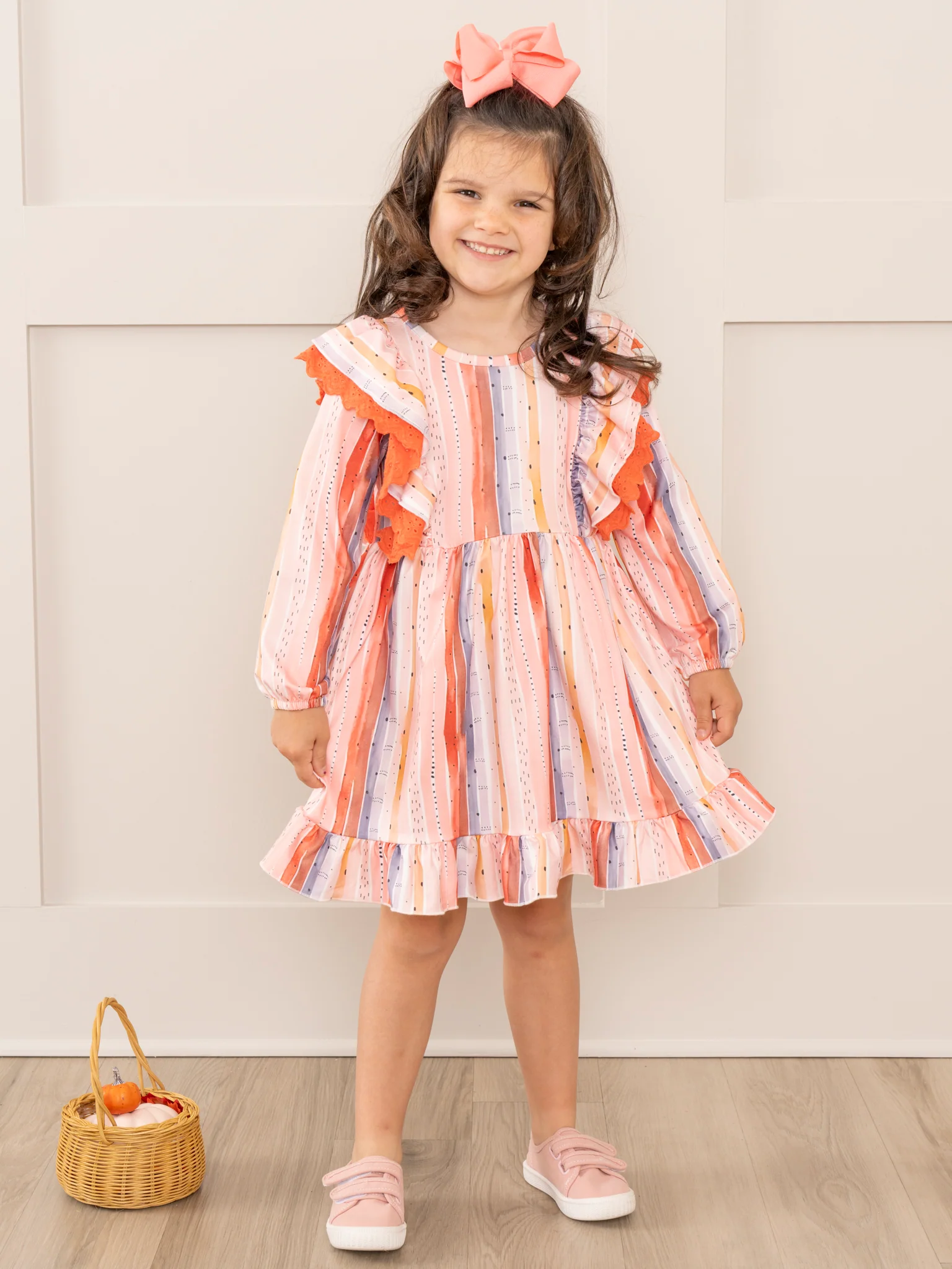 The Best Stripes Ruffle Dress - Image 3