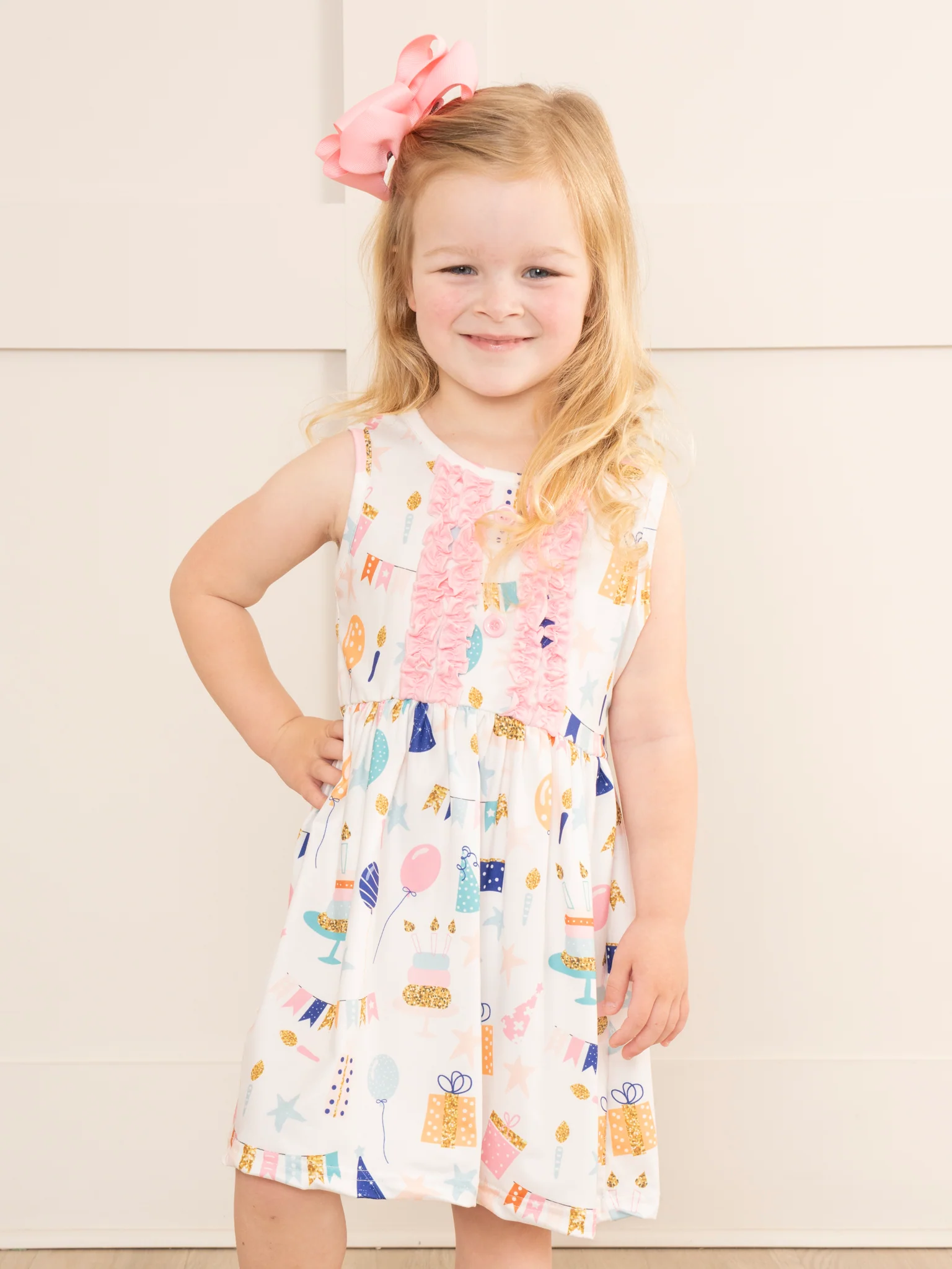 Birthday Party Ruffle Dress