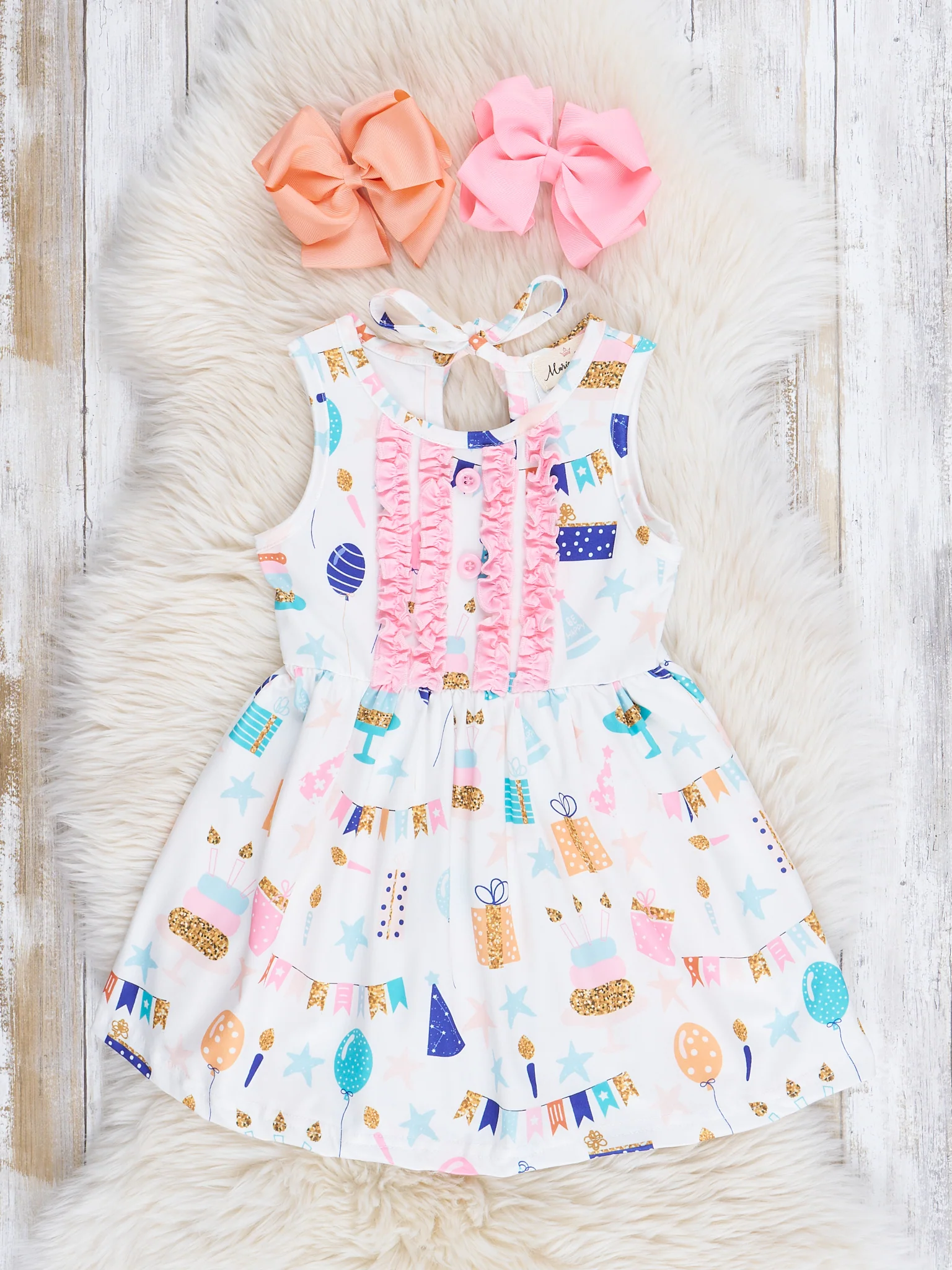 Birthday Party Ruffle Dress - Image 2
