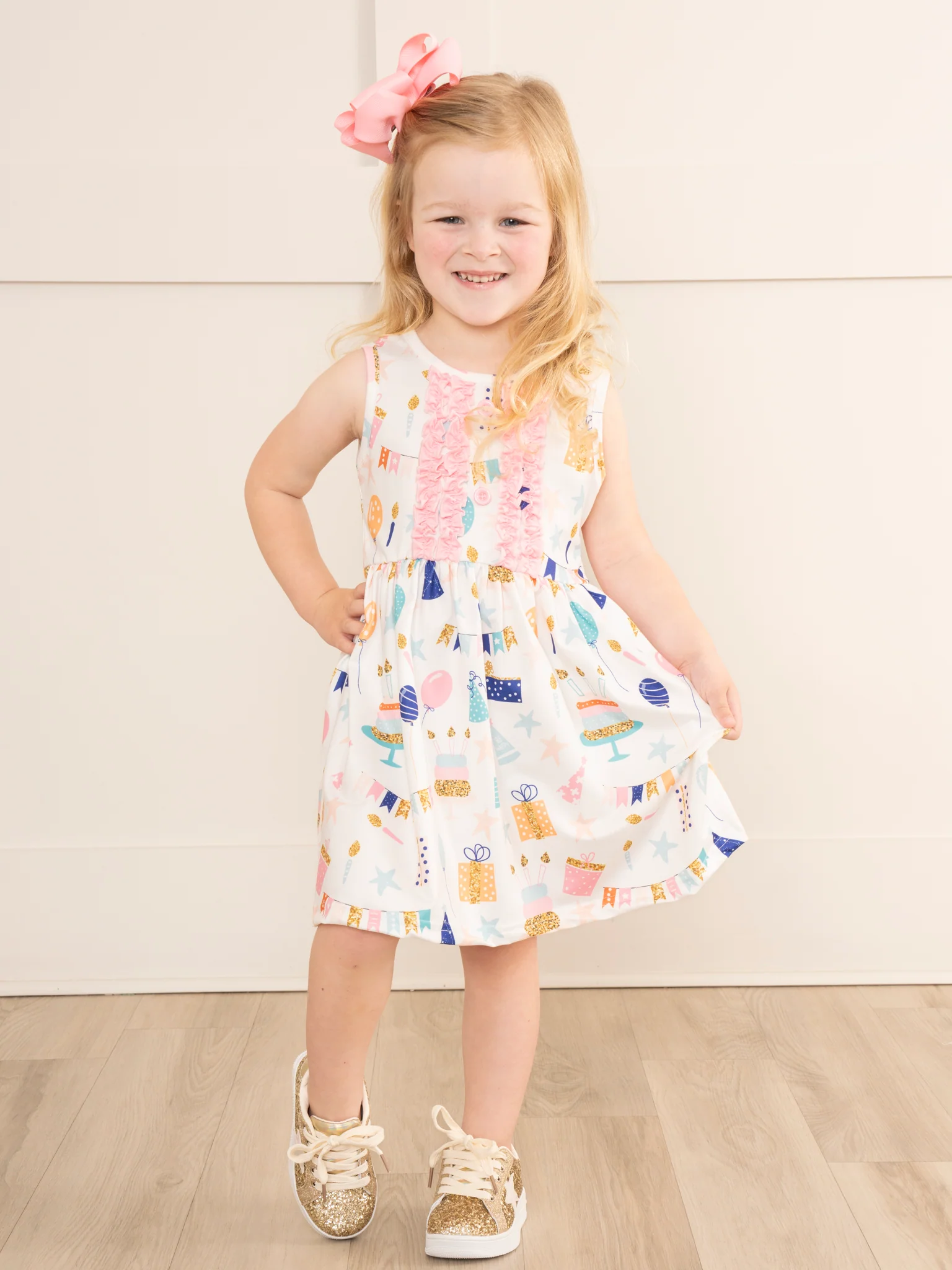 Birthday Party Ruffle Dress - Image 3