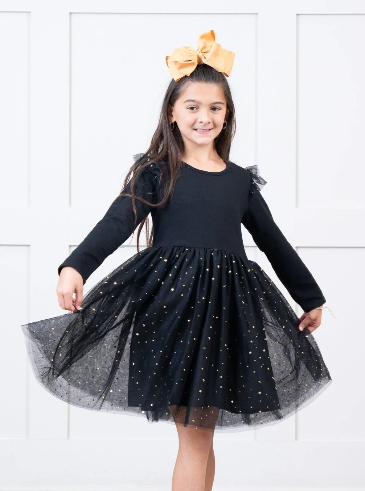Black Sparkle Party Tulle Dress