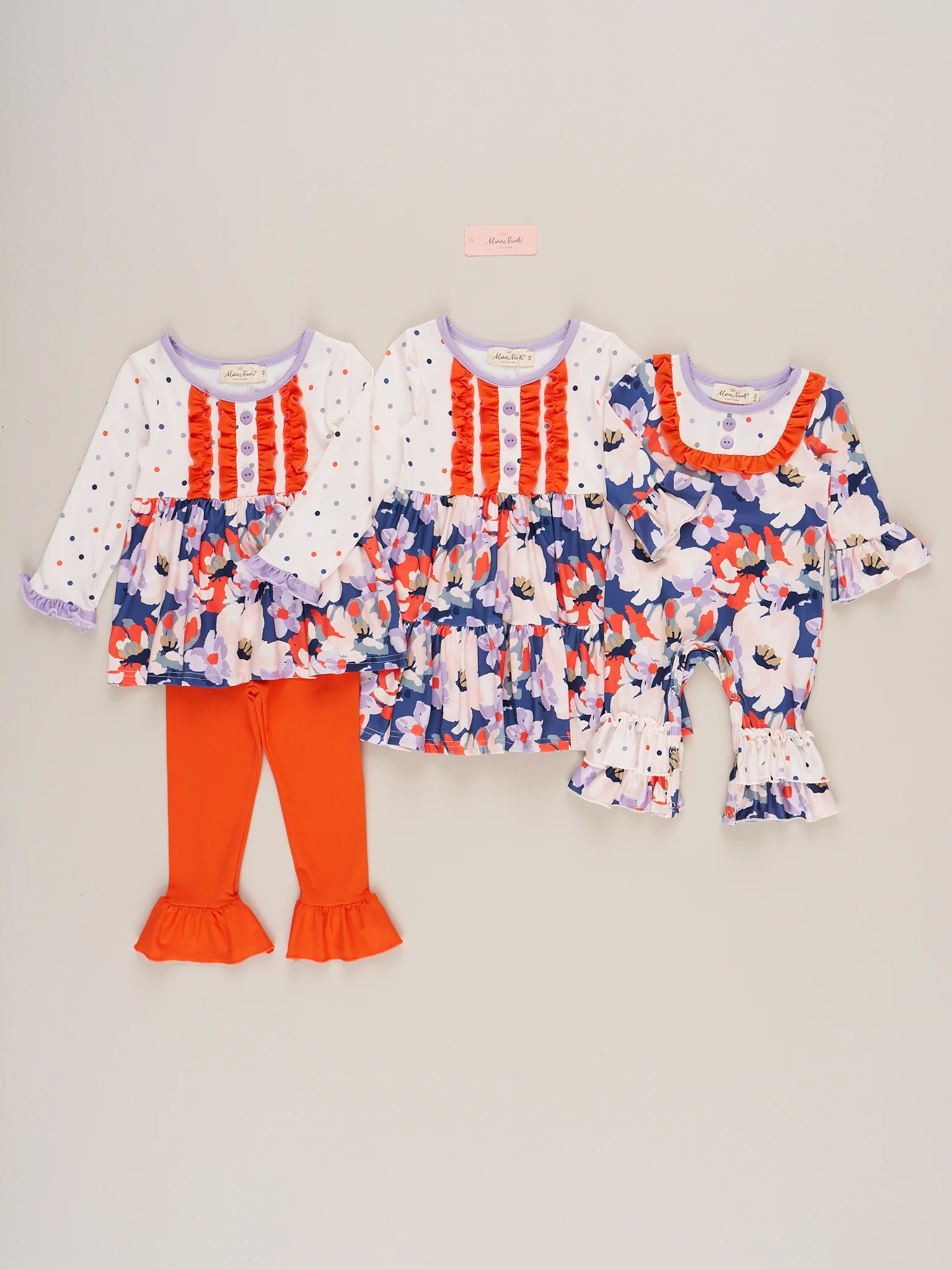 Bloom & Dots Ruffle Dress - Image 3