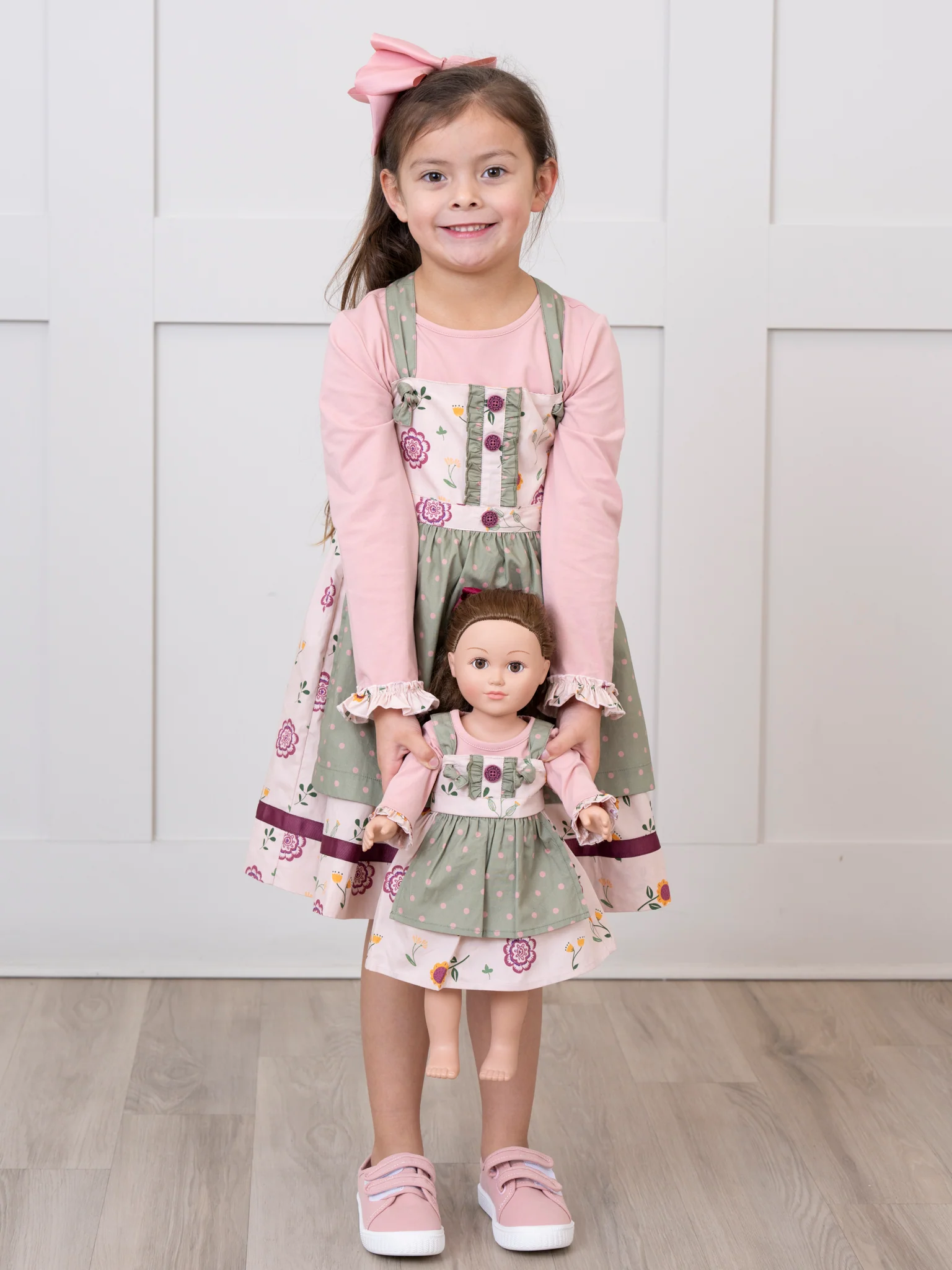 Bloomberry Fields 18 inch Doll Prairie Apron Dress - Image 6