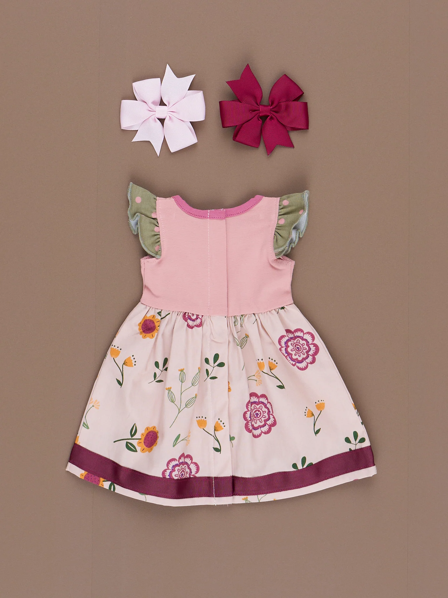 Bloomberry Fields 18 inch Doll Ruffle Pocket Dress - Image 3