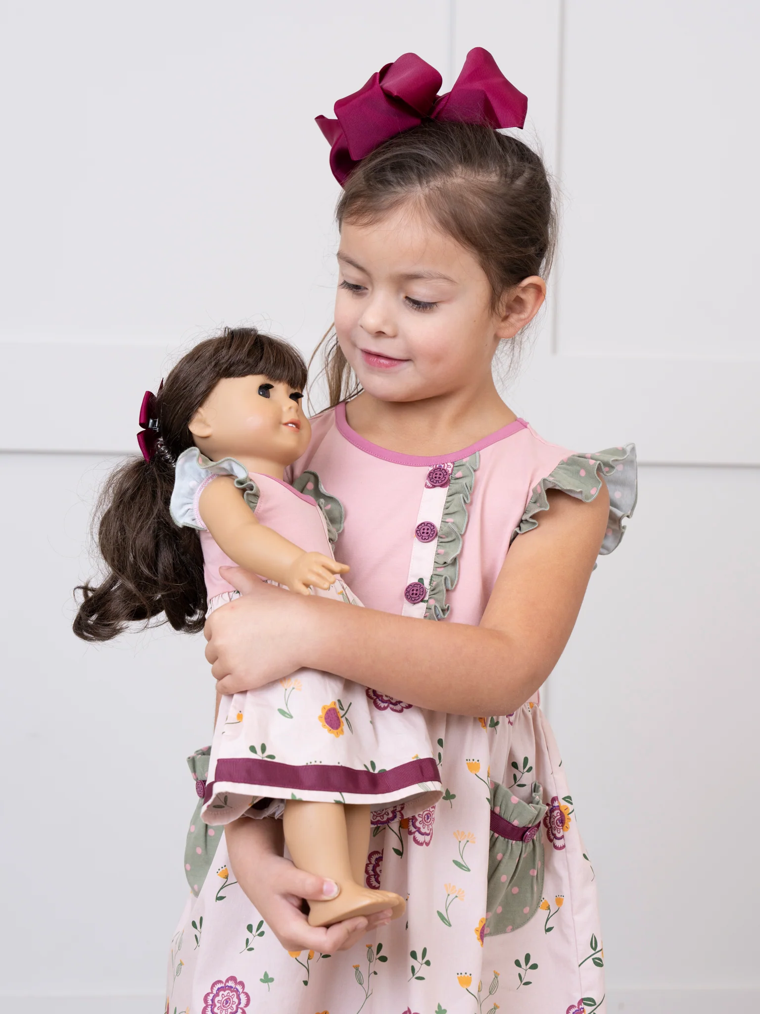 Bloomberry Fields 18 inch Doll Ruffle Pocket Dress - Image 4