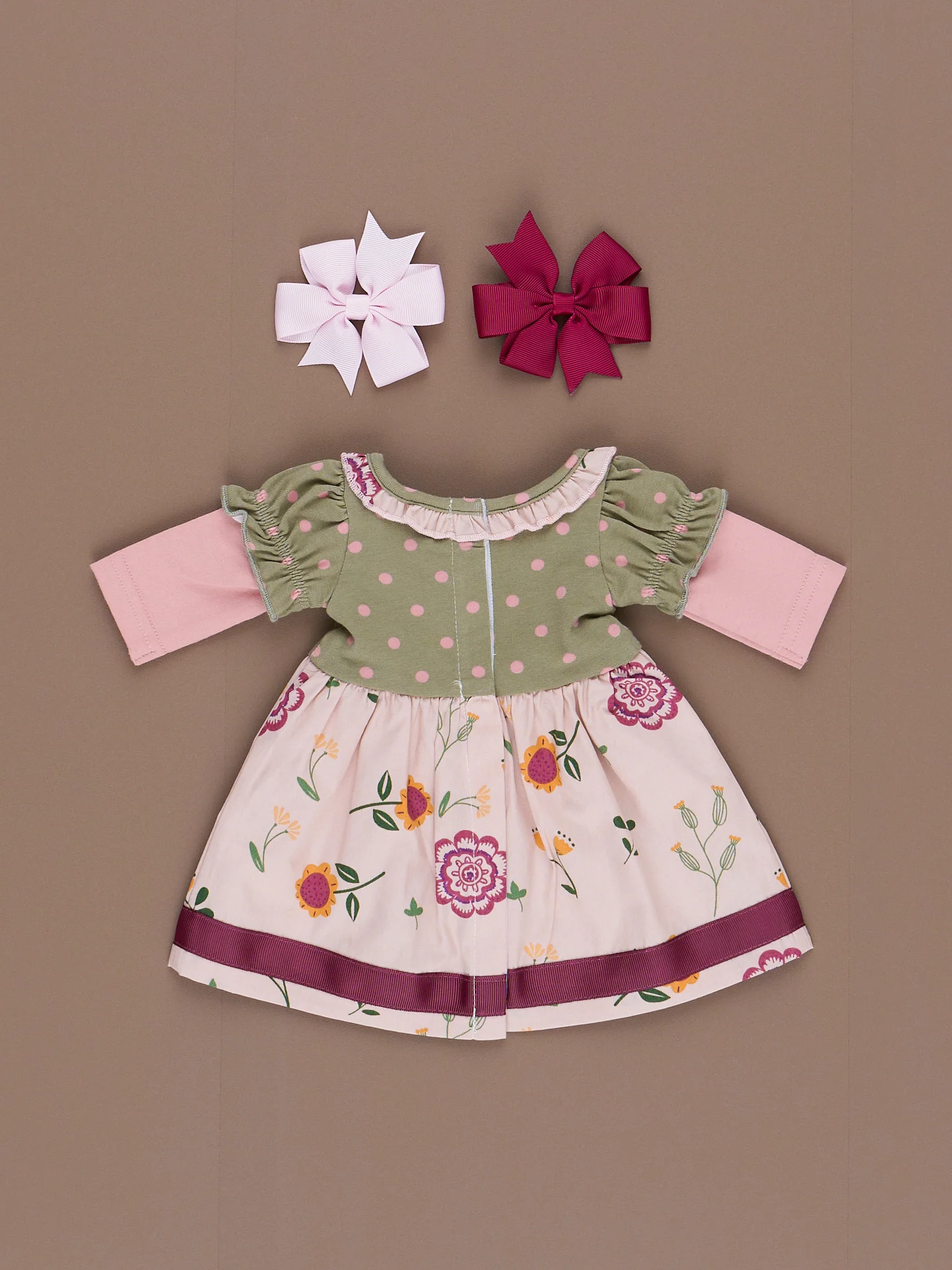Bloomberry Fields 18 inch Doll Sweet Ruffle Dress - Image 3