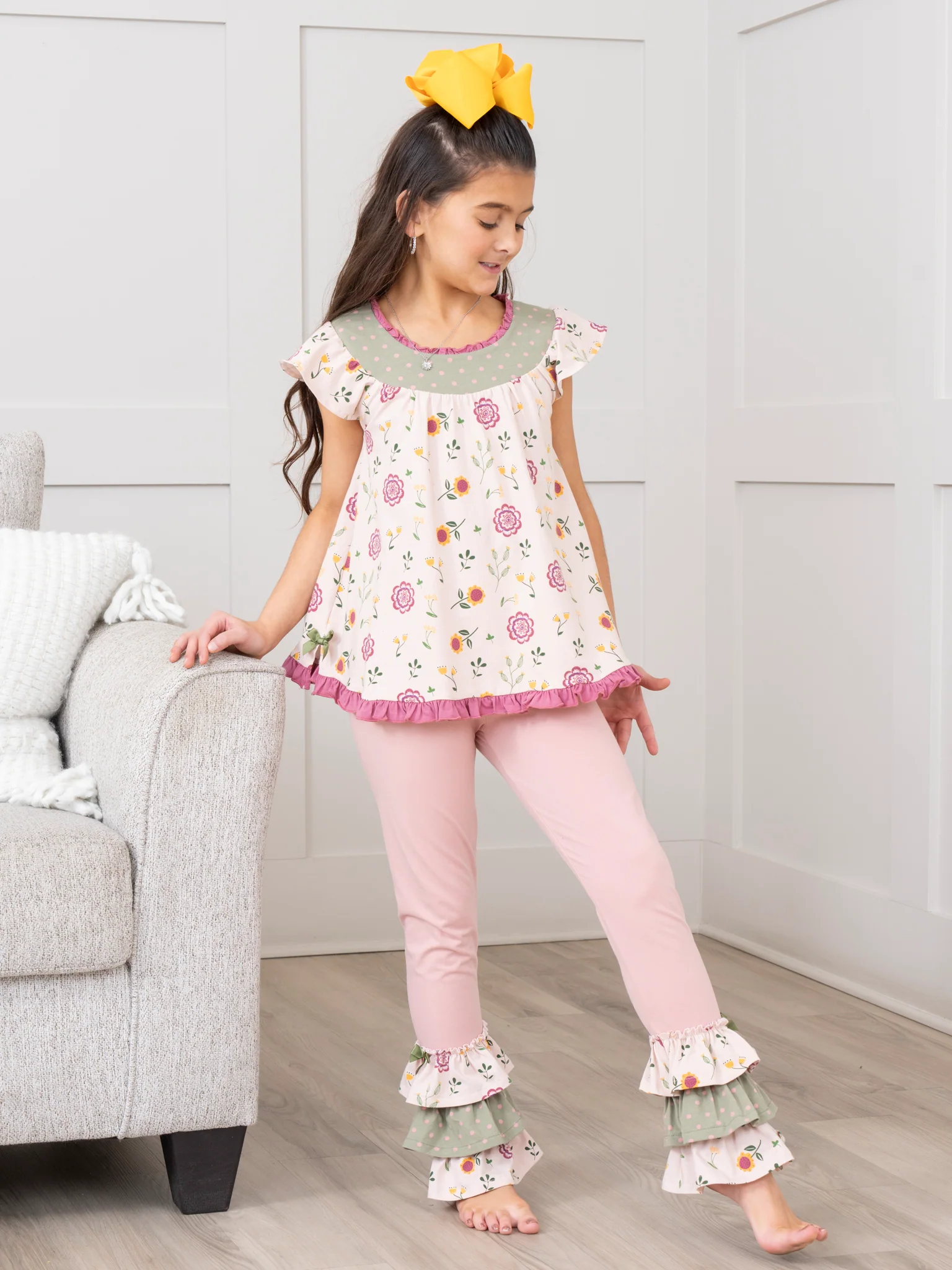 Bloomberry Fields Swing Ruffle Outfit - Image 8