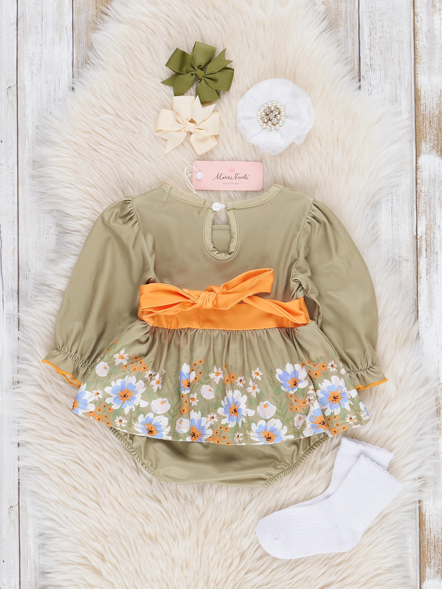 Blooming Daisy Garden Bubble Romper - Image 2