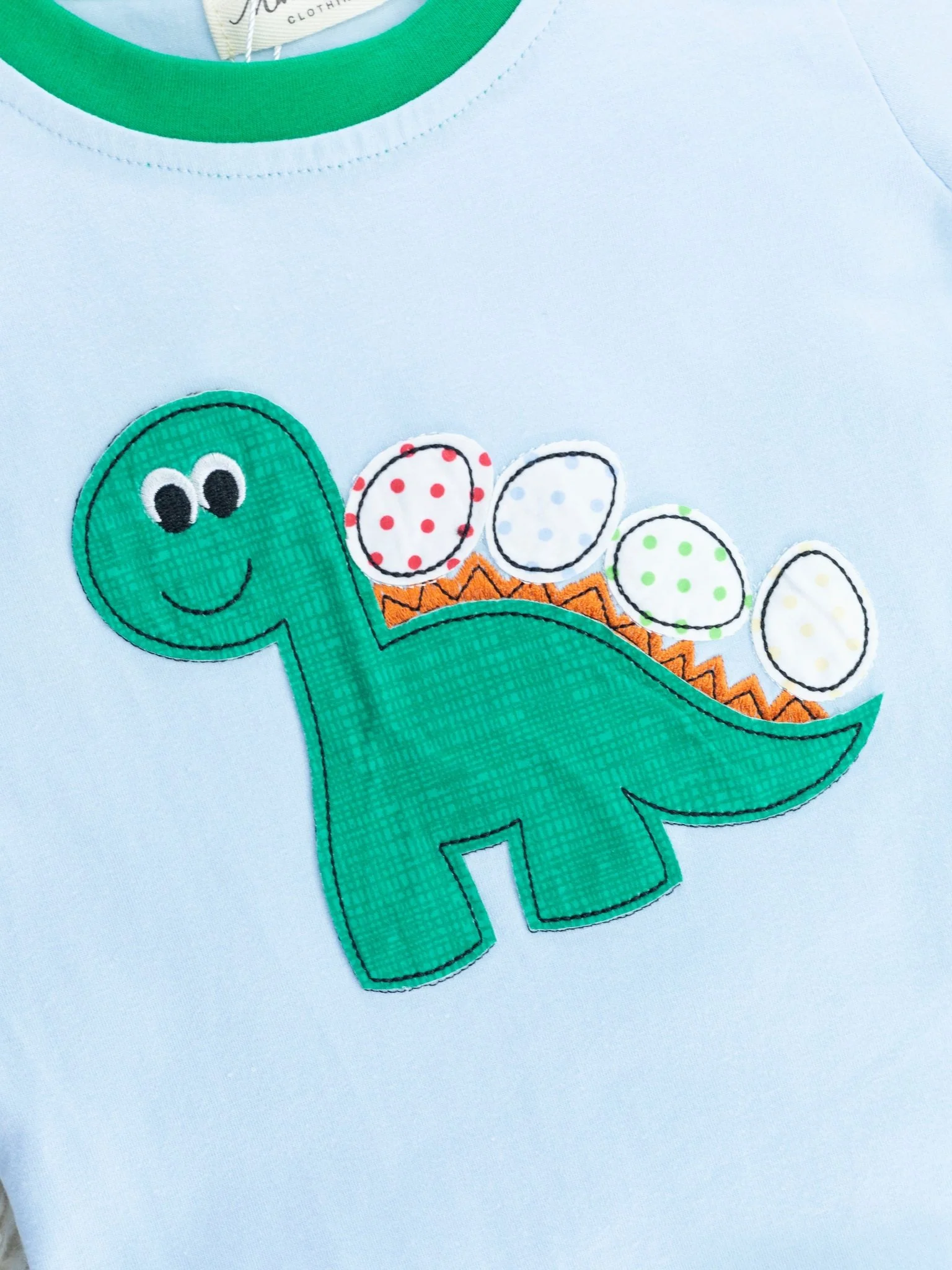Blue & Green Dino Outfit - Image 3