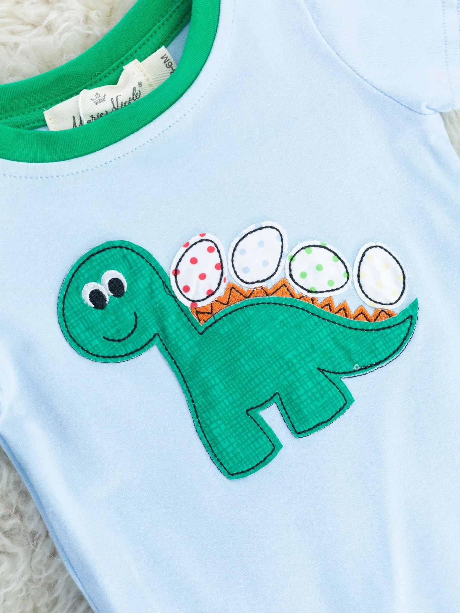 Blue & Green Dino Romper - Image 2