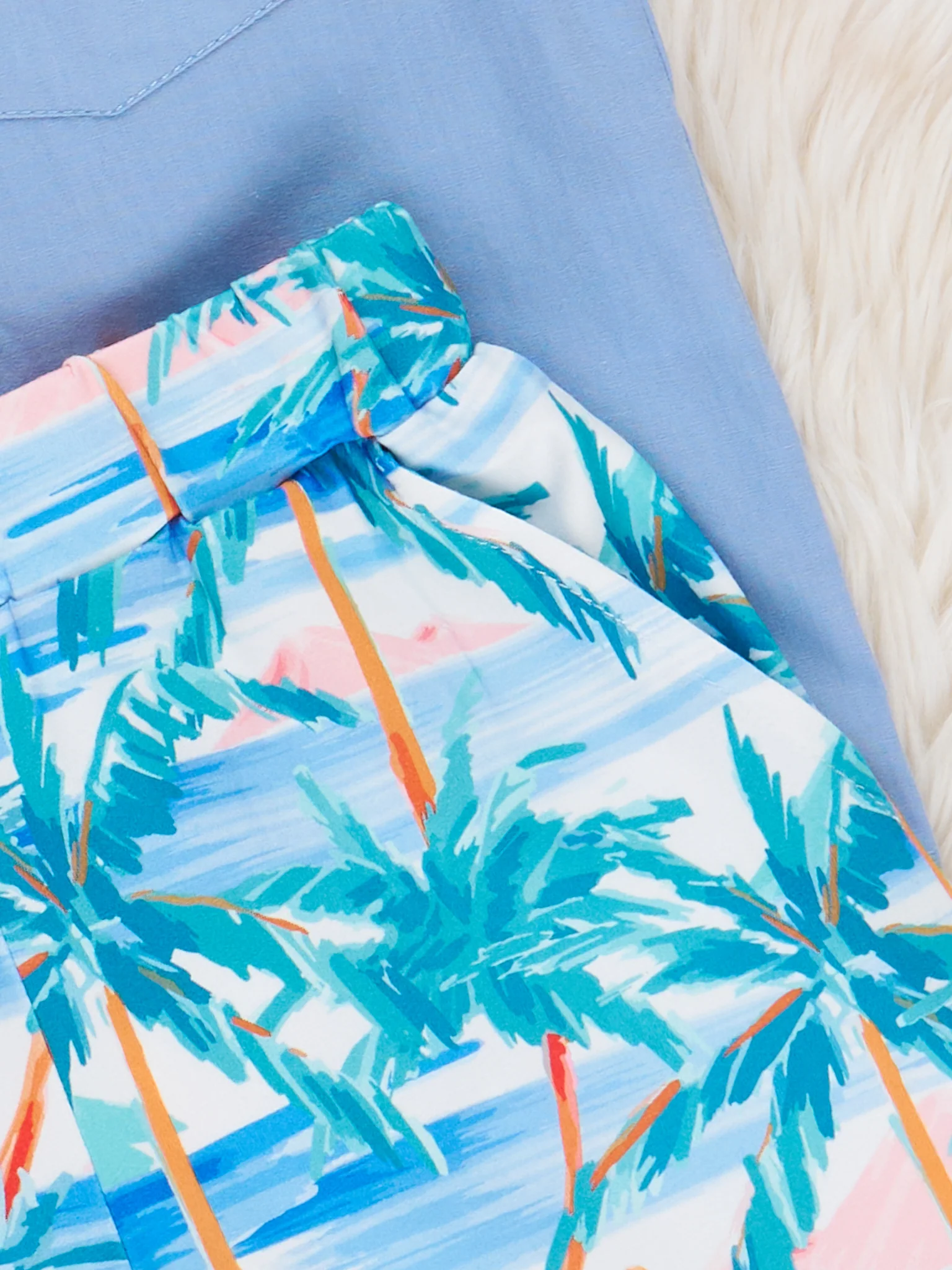 Blue Beach Days Button Up Outfit - Image 3