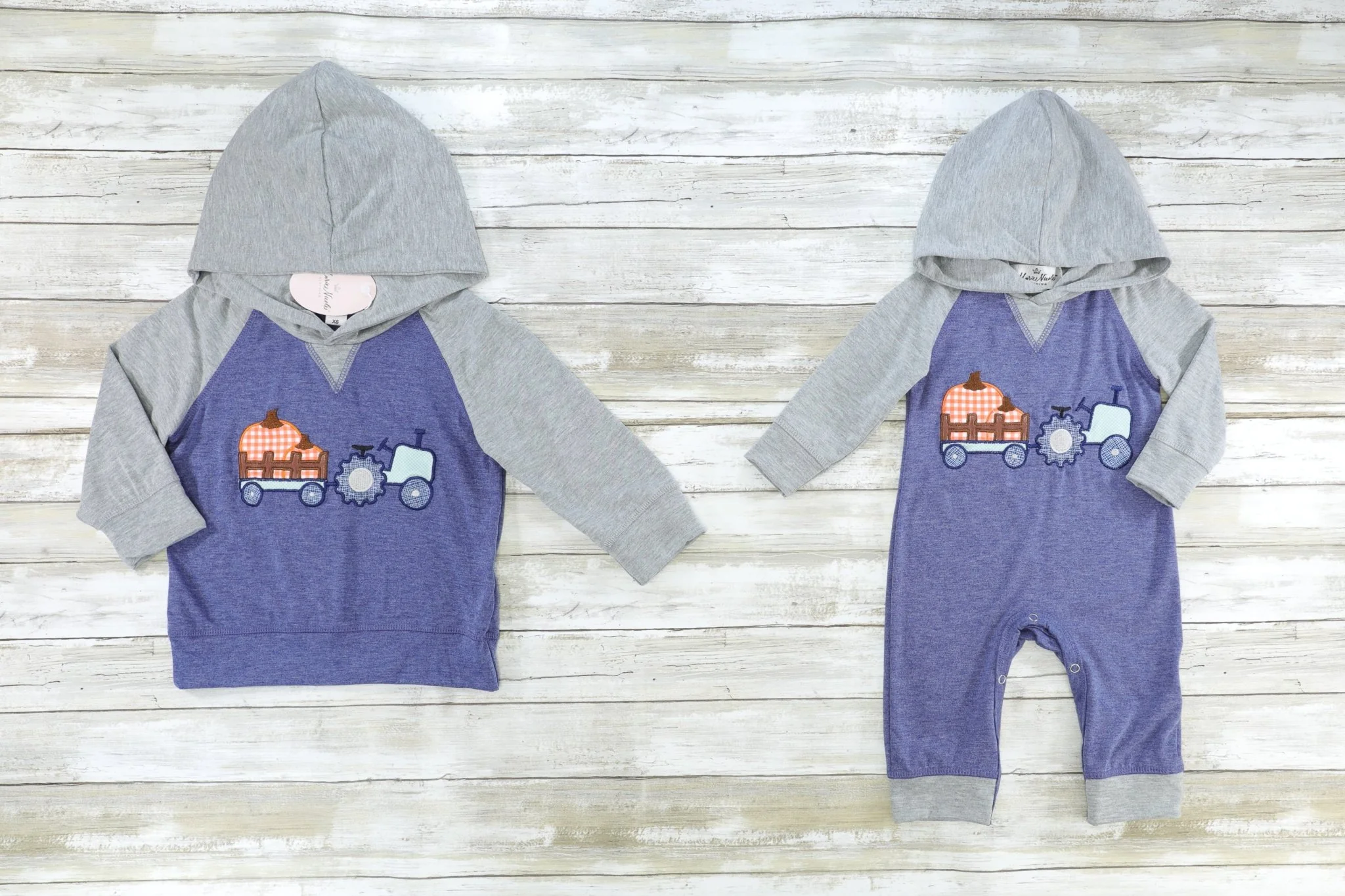 Blue Pumpkin Farm Hoodie - Image 2