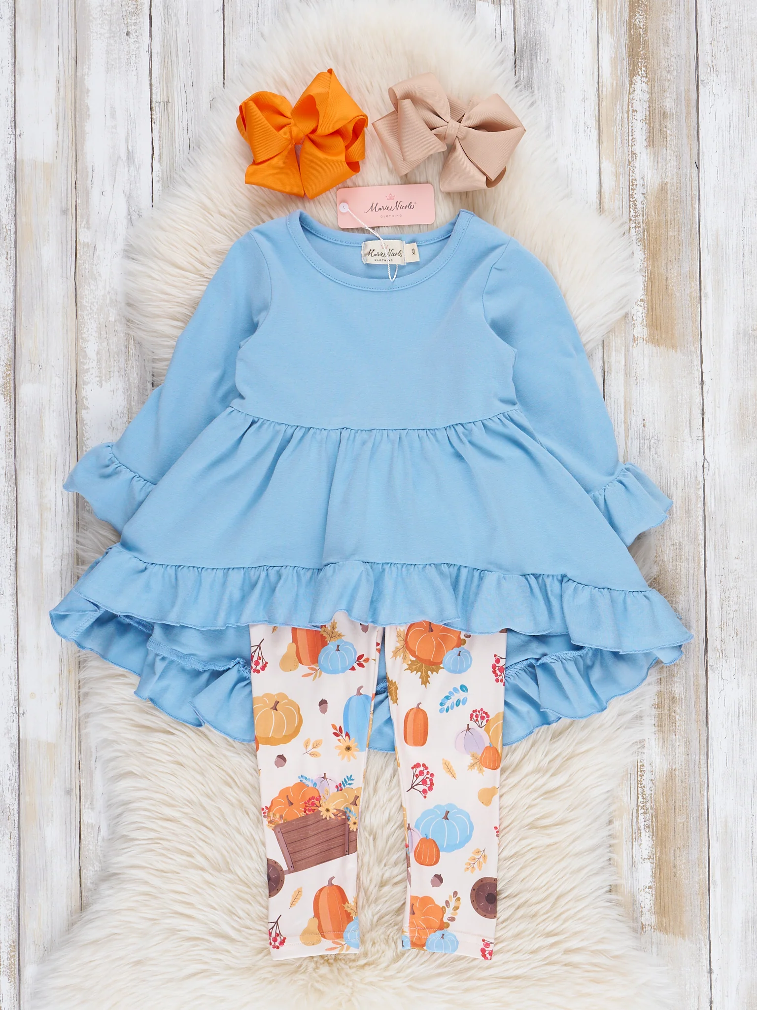 Blue Pumpkin Harvest 3 Piece Set - Image 2