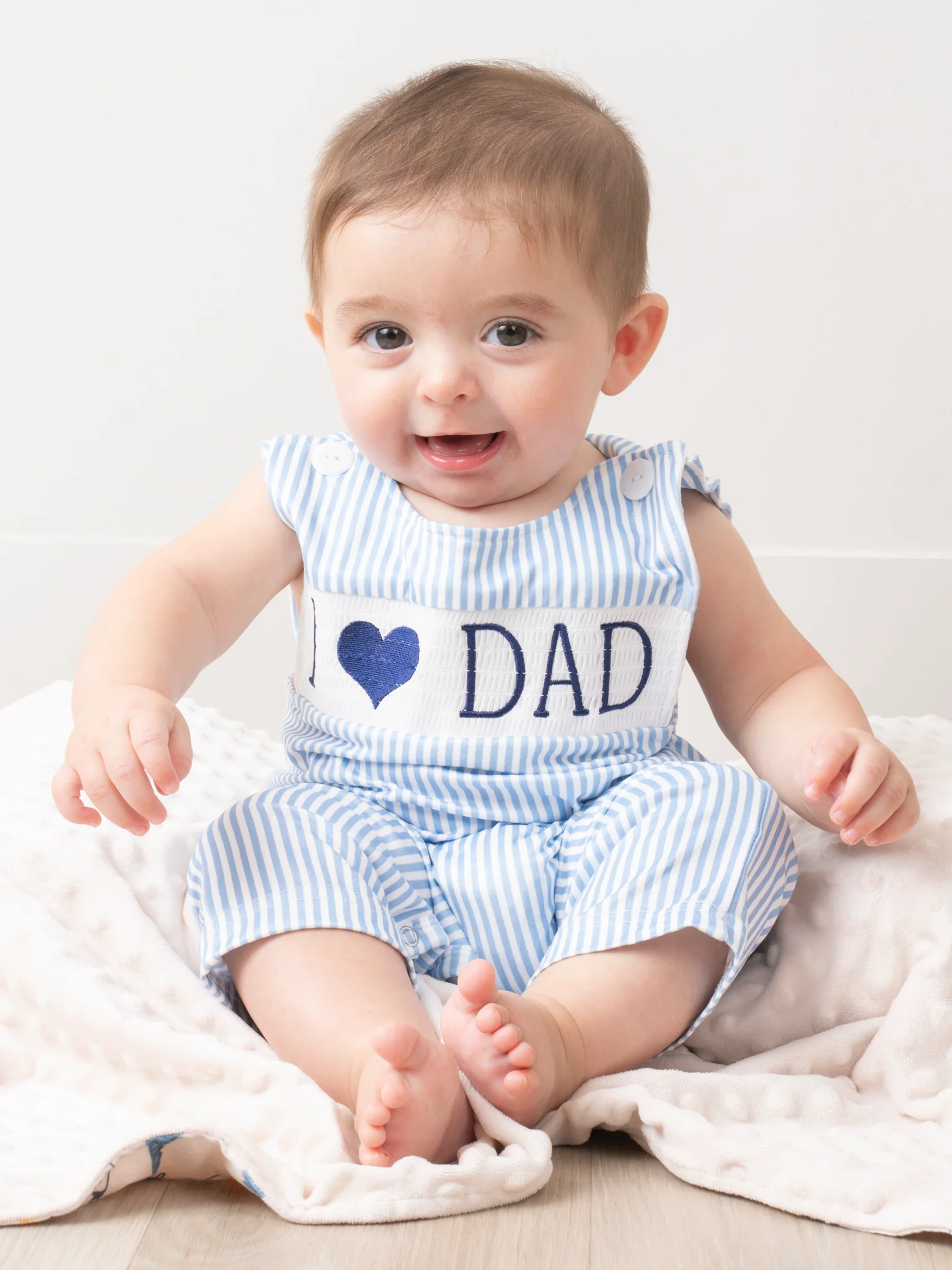 Blue Stripe Family Love Johnny - Image 3