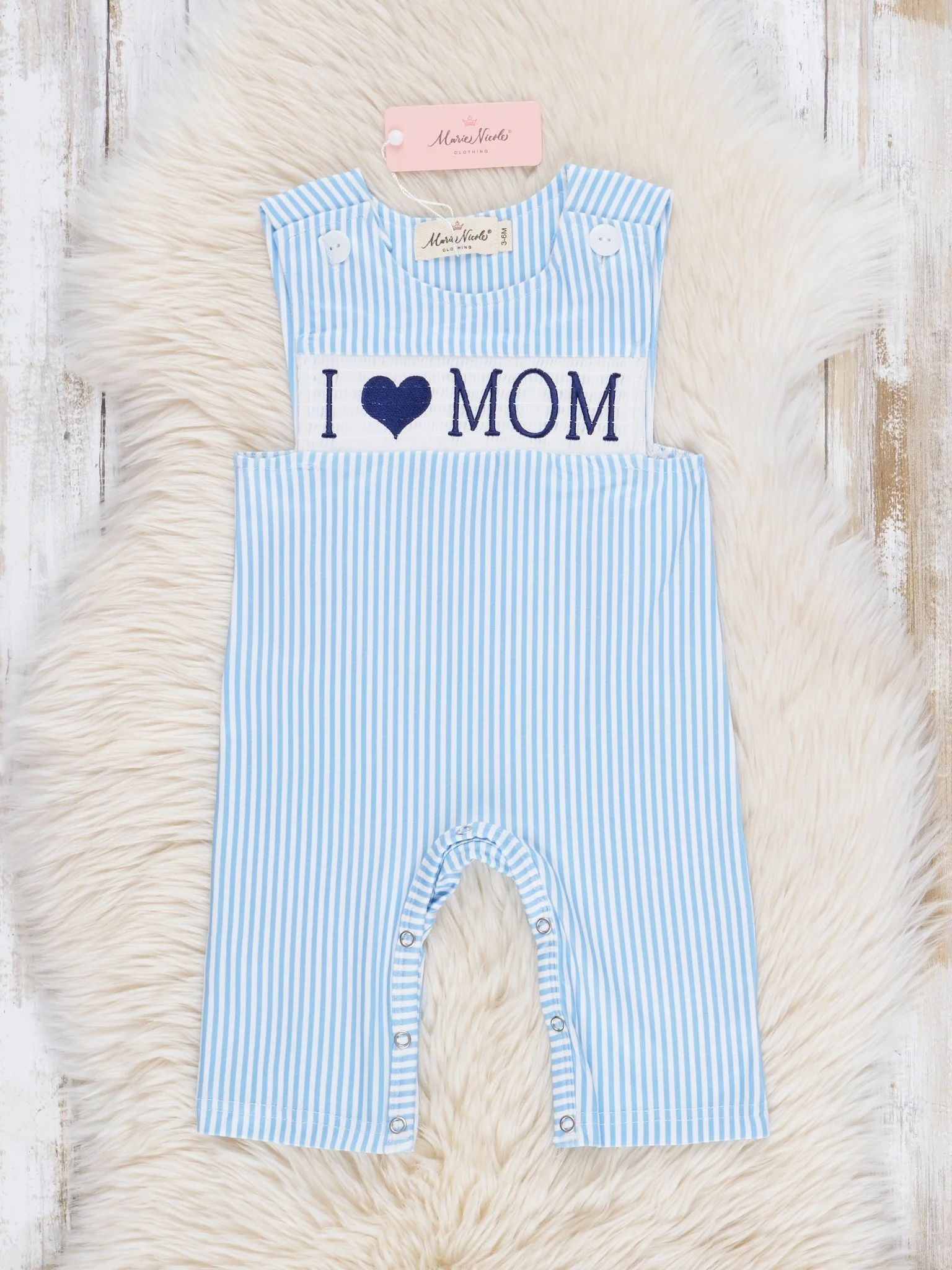 Blue Stripe Family Love Johnny - Image 4